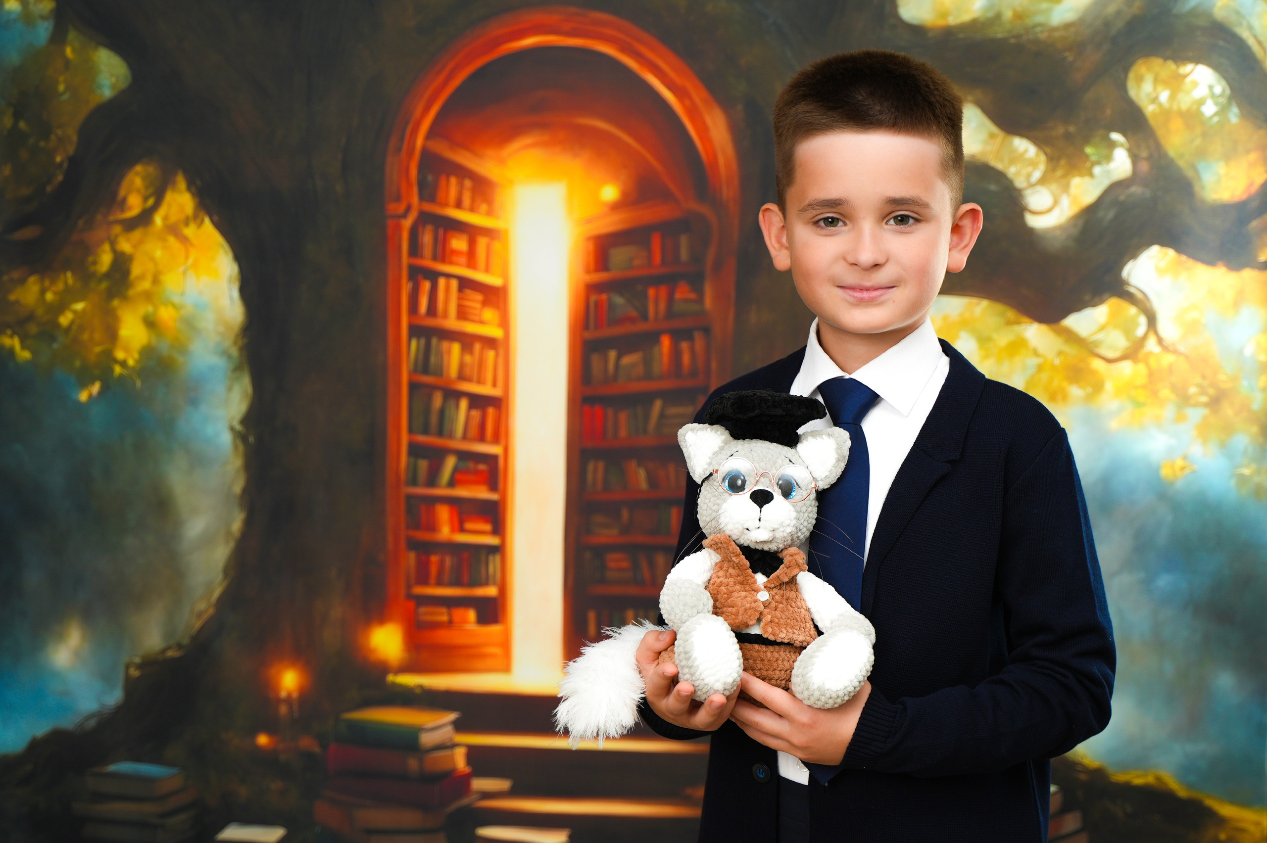 Фон начальные классы. Школьная фотография Поповы