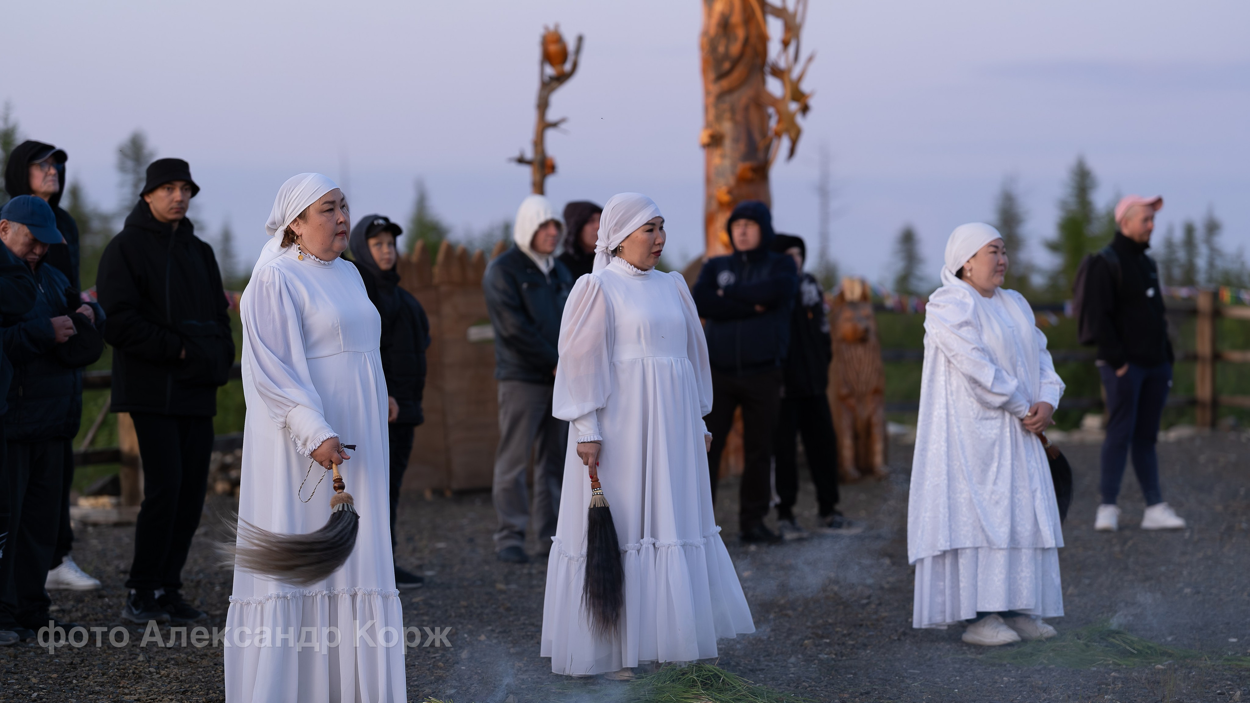 Празднование Ысыах! Восход солнца. Фотографии и видеосъемка, Айхал, Удачный, Якутия. Фотографии Айхал