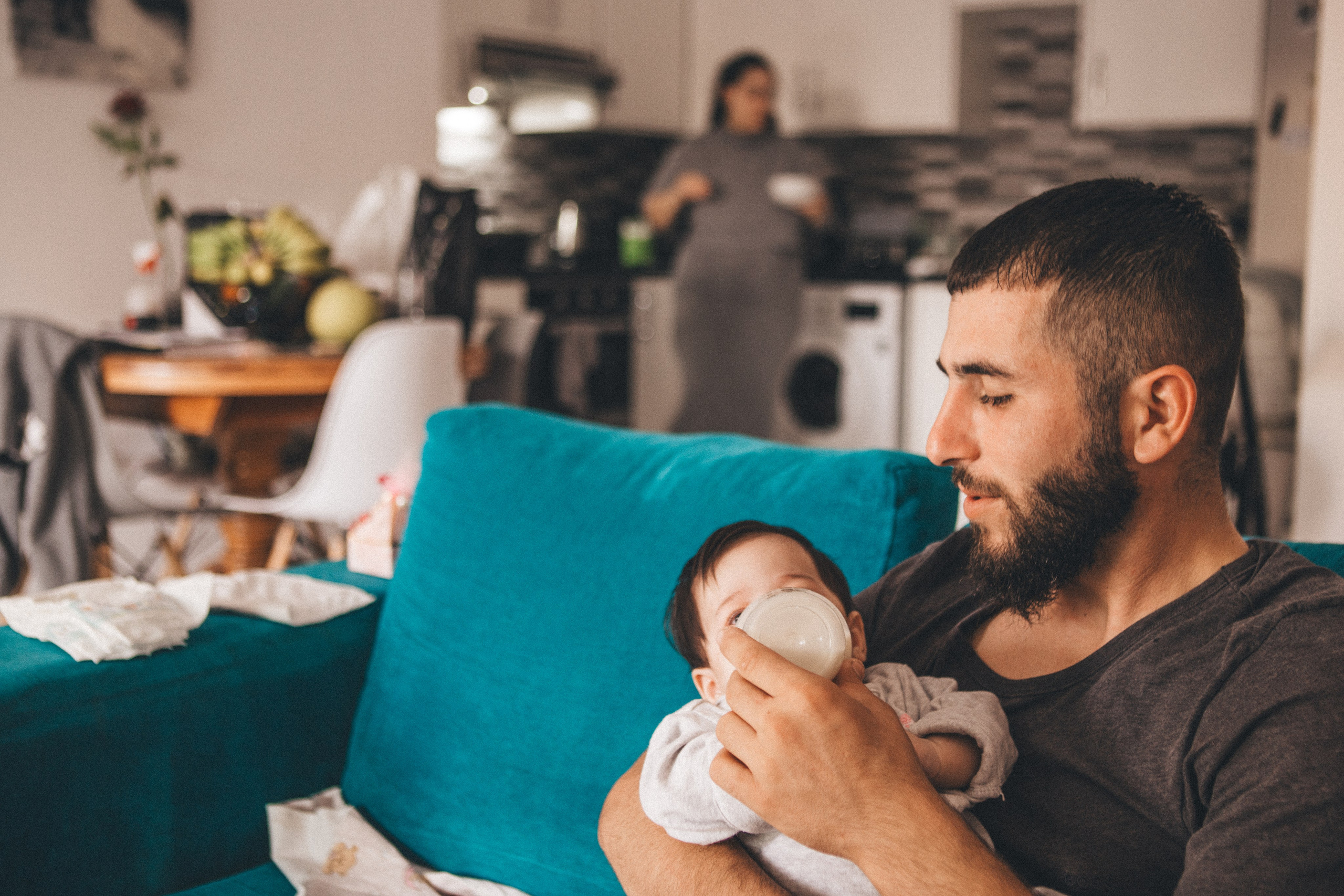 Afina and family. Portrait, family and pet photographer in Cyprus, Ksenia Bourdelle