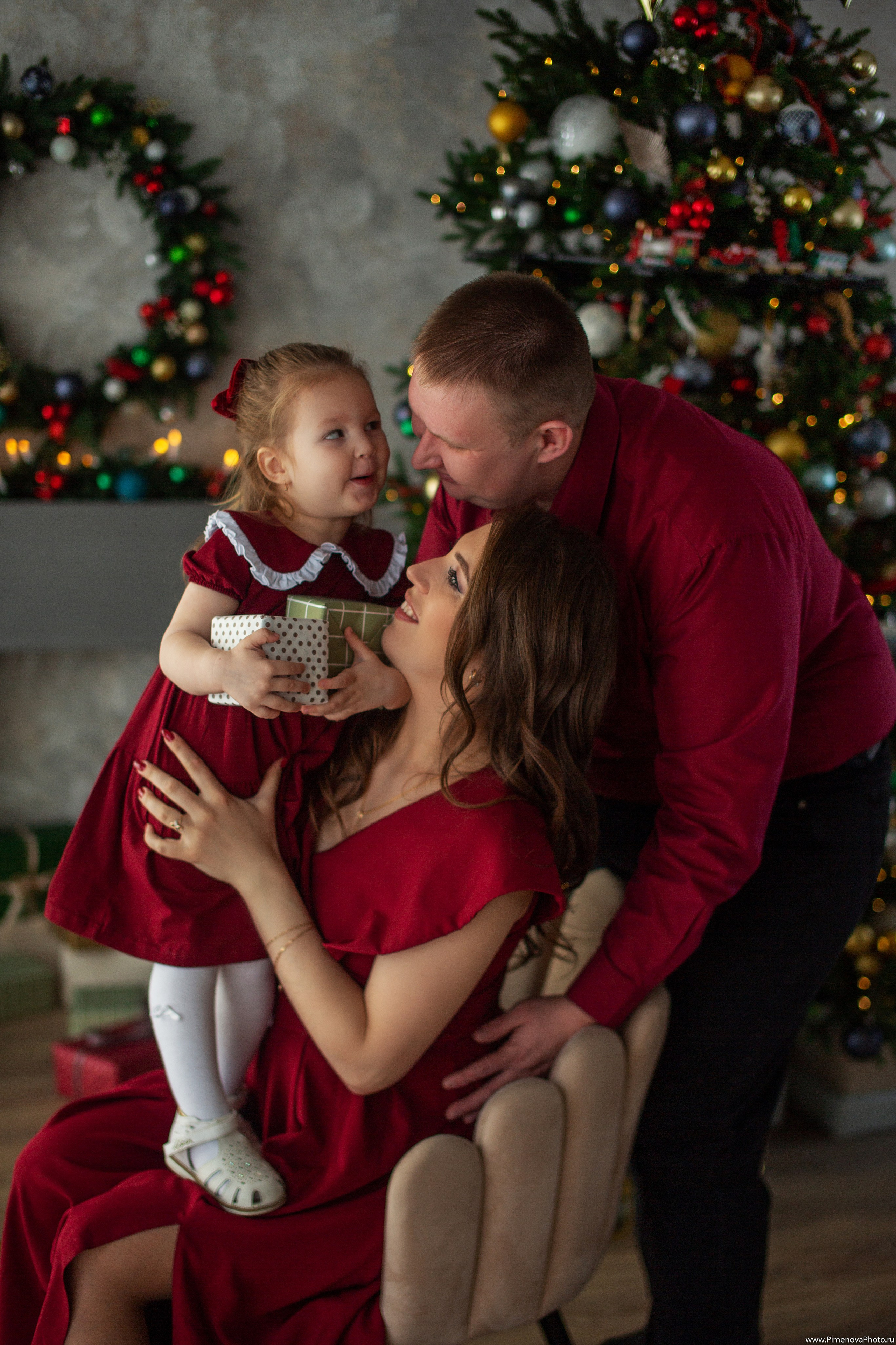 Новогодняя сказка Есении, 2024. Семейный и детский фотограф в Петрозаводске