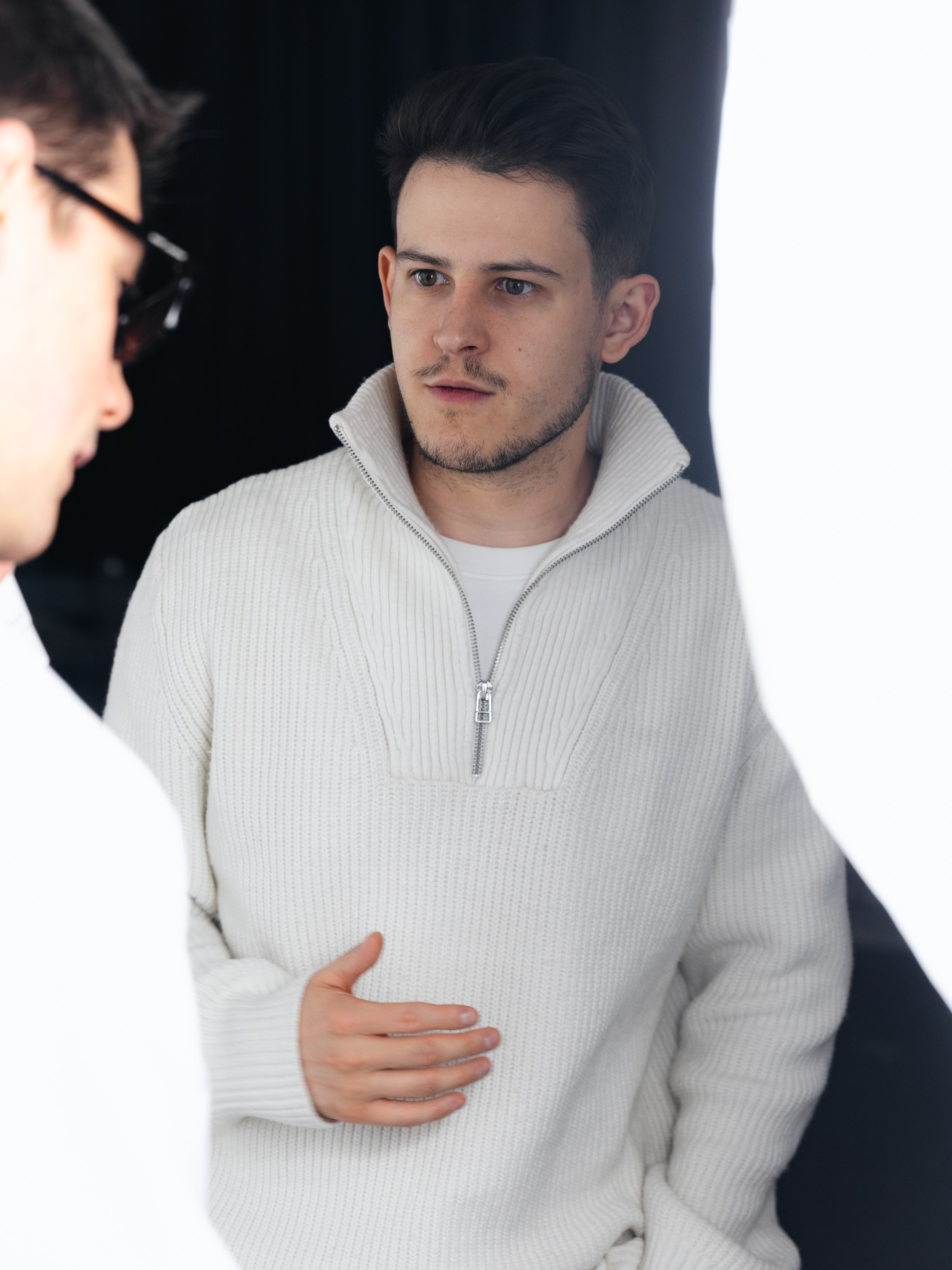 Бэкстейдж съемки Argymax. Фотограф Иван Косарев