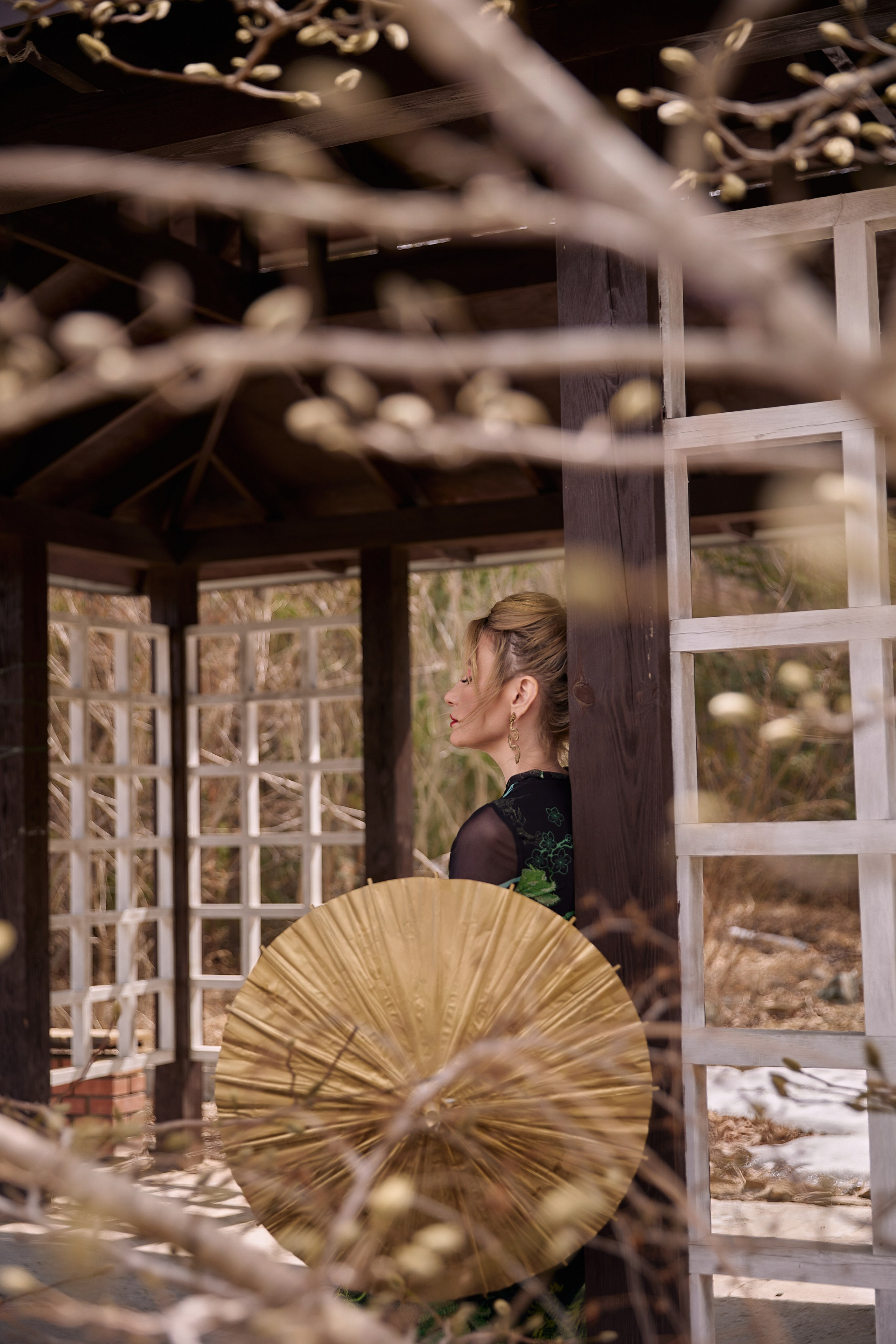 Марина, ботсад. Фотограф женского портрета, беременности и материнства Харькова Елена