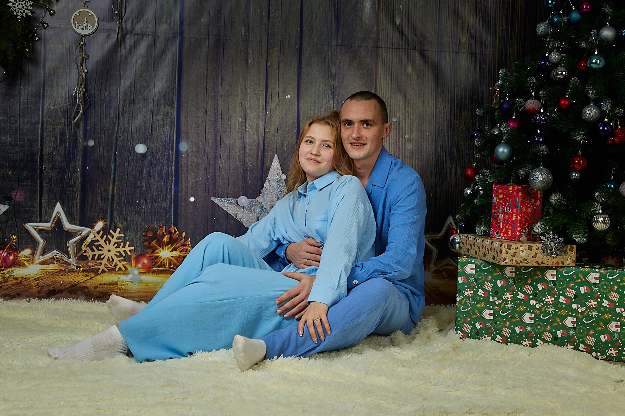 Новогодняя домашняя фотосессия. Свадебный и семейный фотограф в г. Волхов Алексей Кочерыжкин