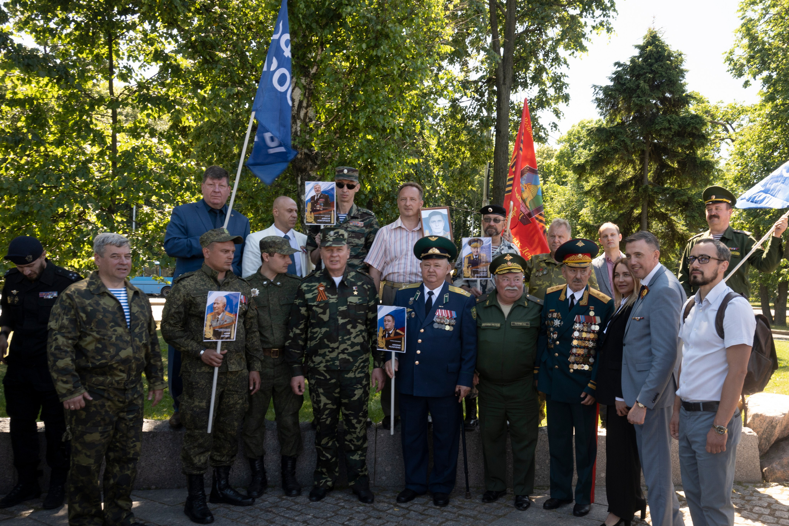 День ветеранов боевых действий 2022. Фотограф Роман Адлер