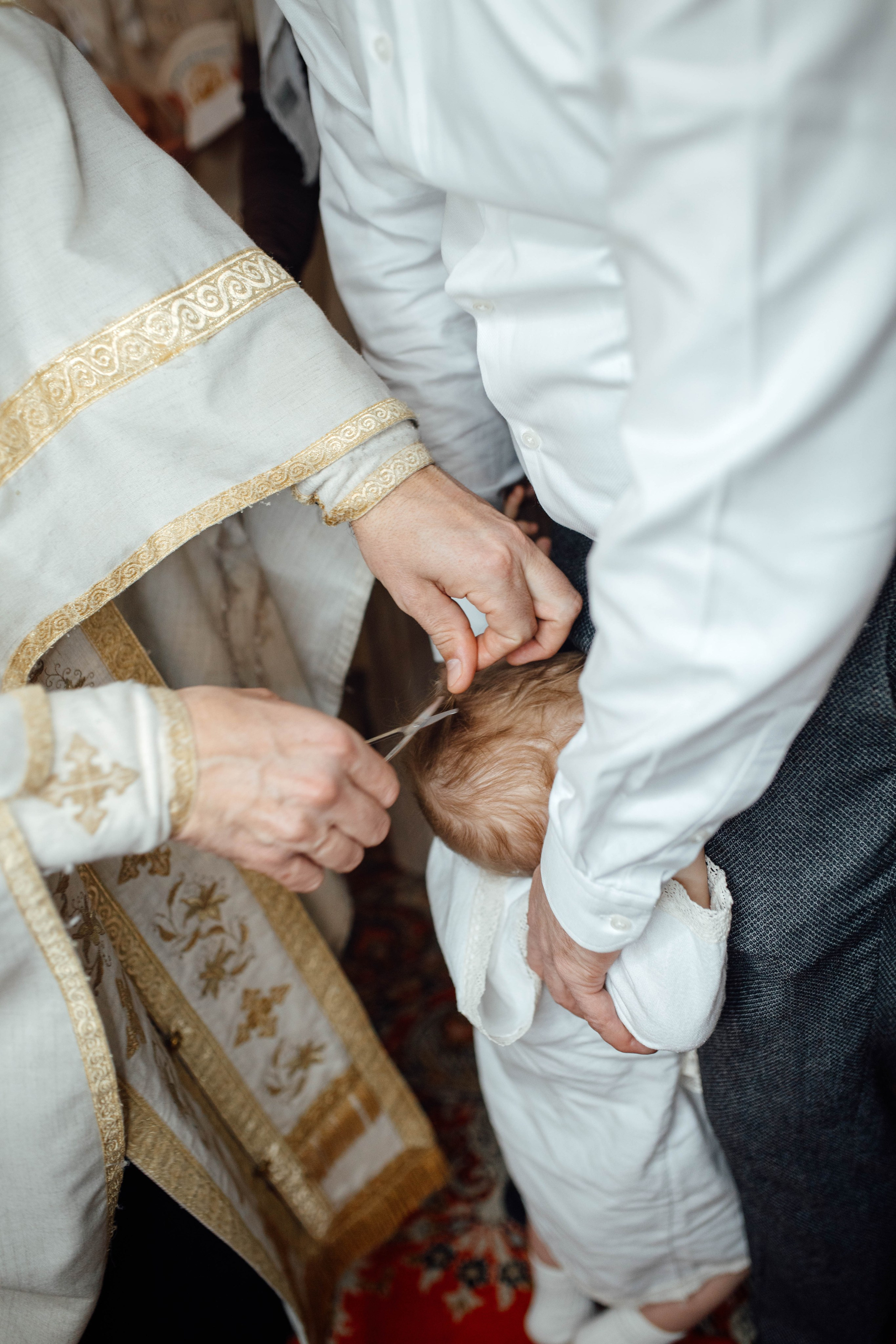 Таинство крещения Льва, храм Вознесения Господня, Ждановичи, февраль 2025