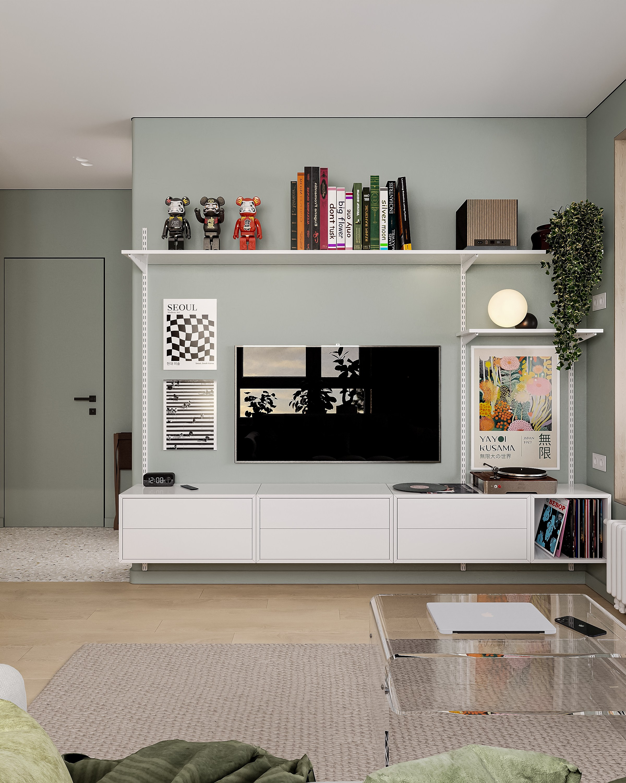 Квартира 37 м². 3Д-Визуализация Наталья Макогонова