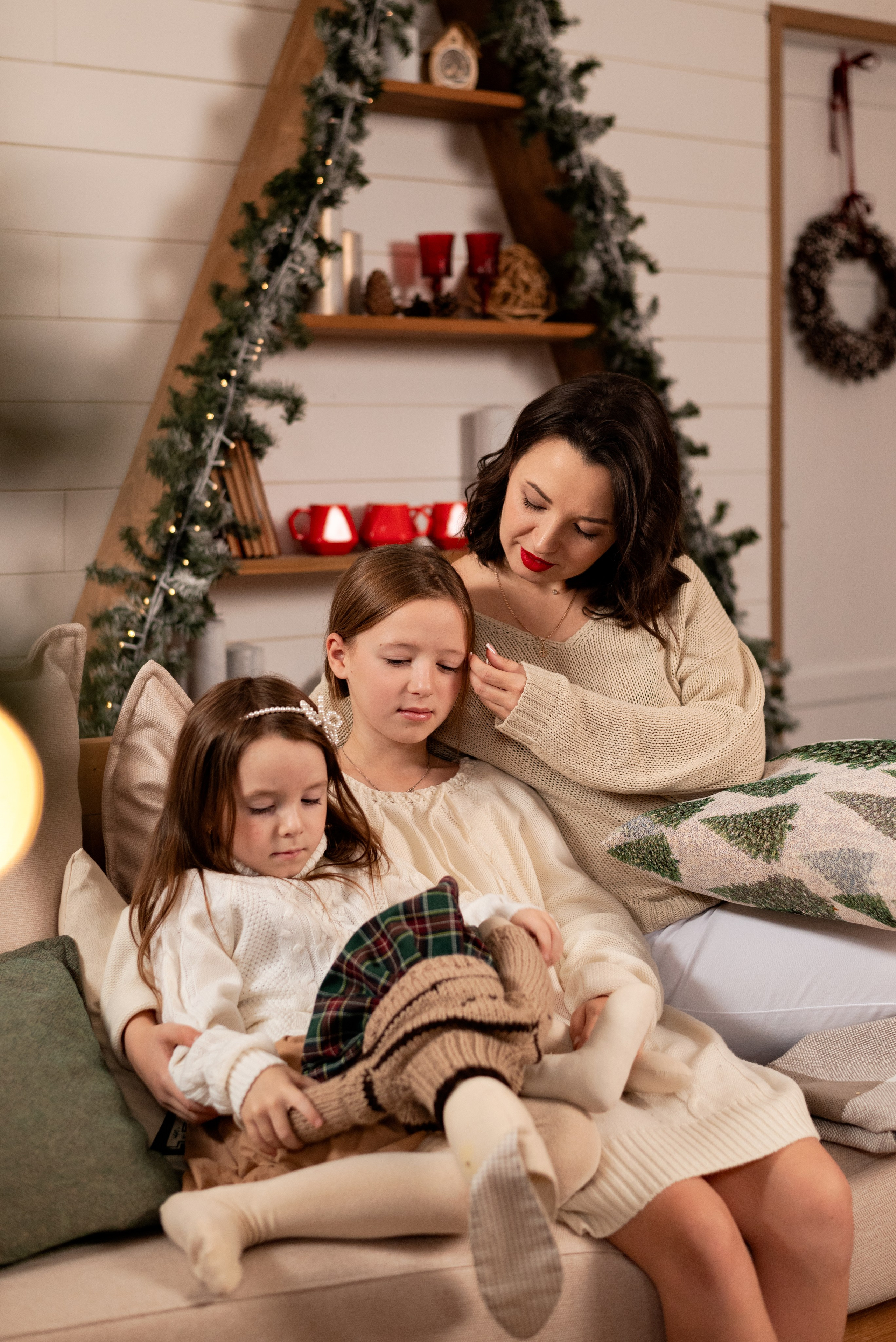 Семейная новогодняя фотосессия