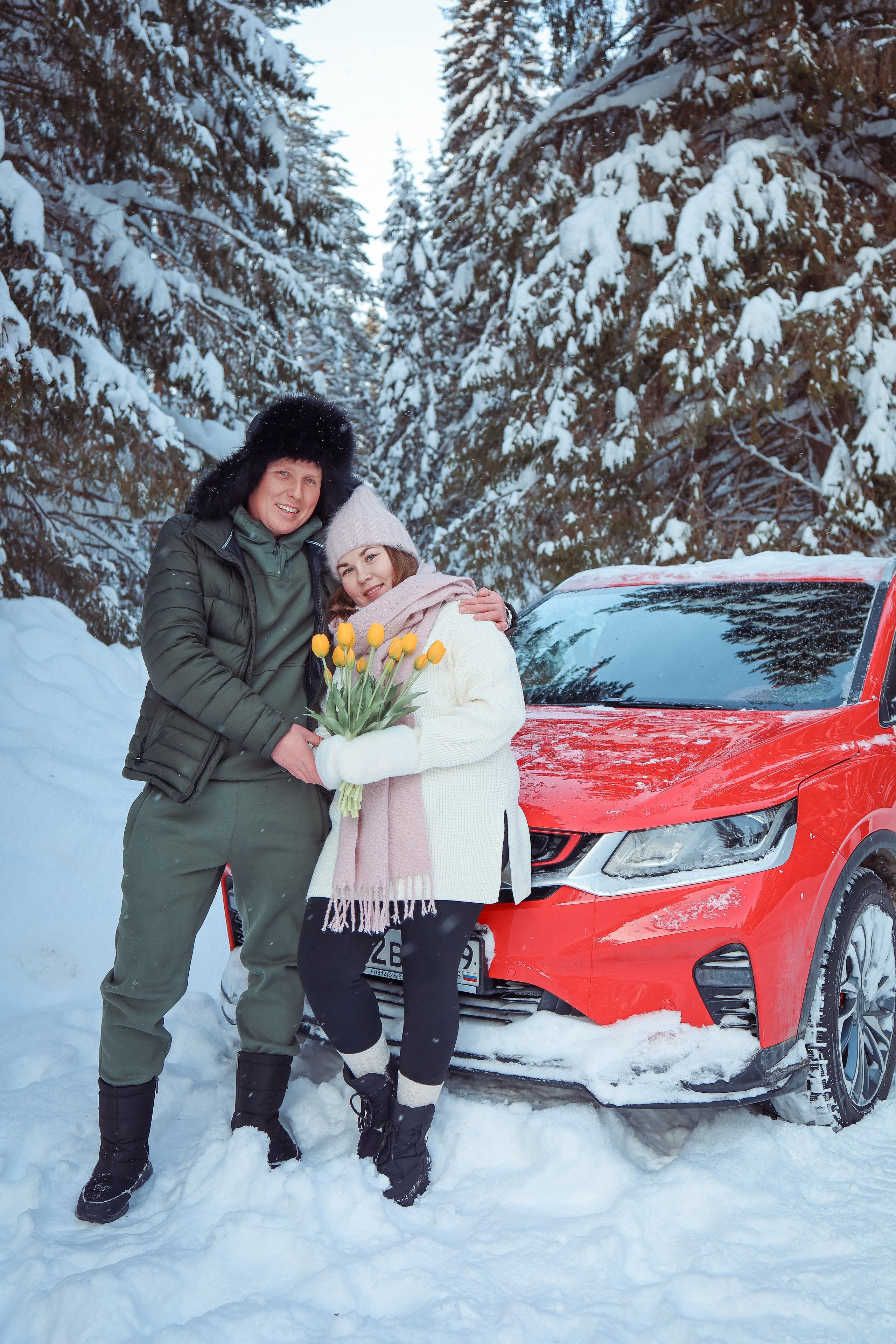 Зимний лес! Съемка для семьи Ирины!. Фотограф Нина Пашина — Пермь