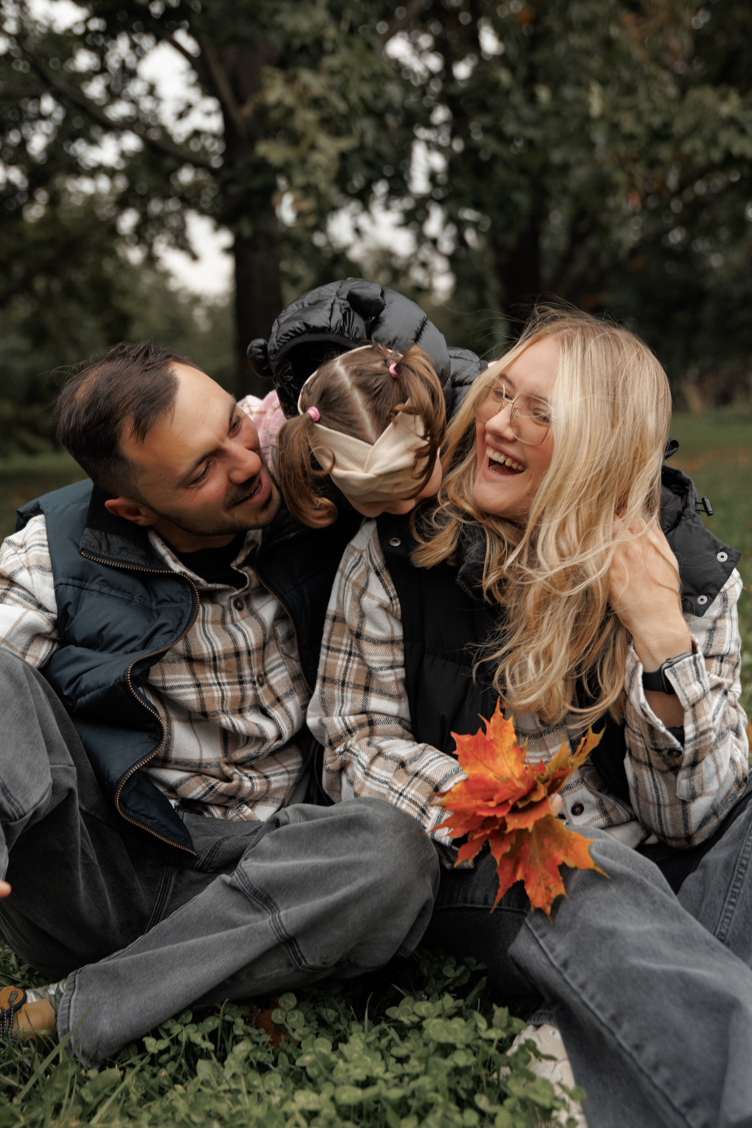 Настя, Денис и Маша