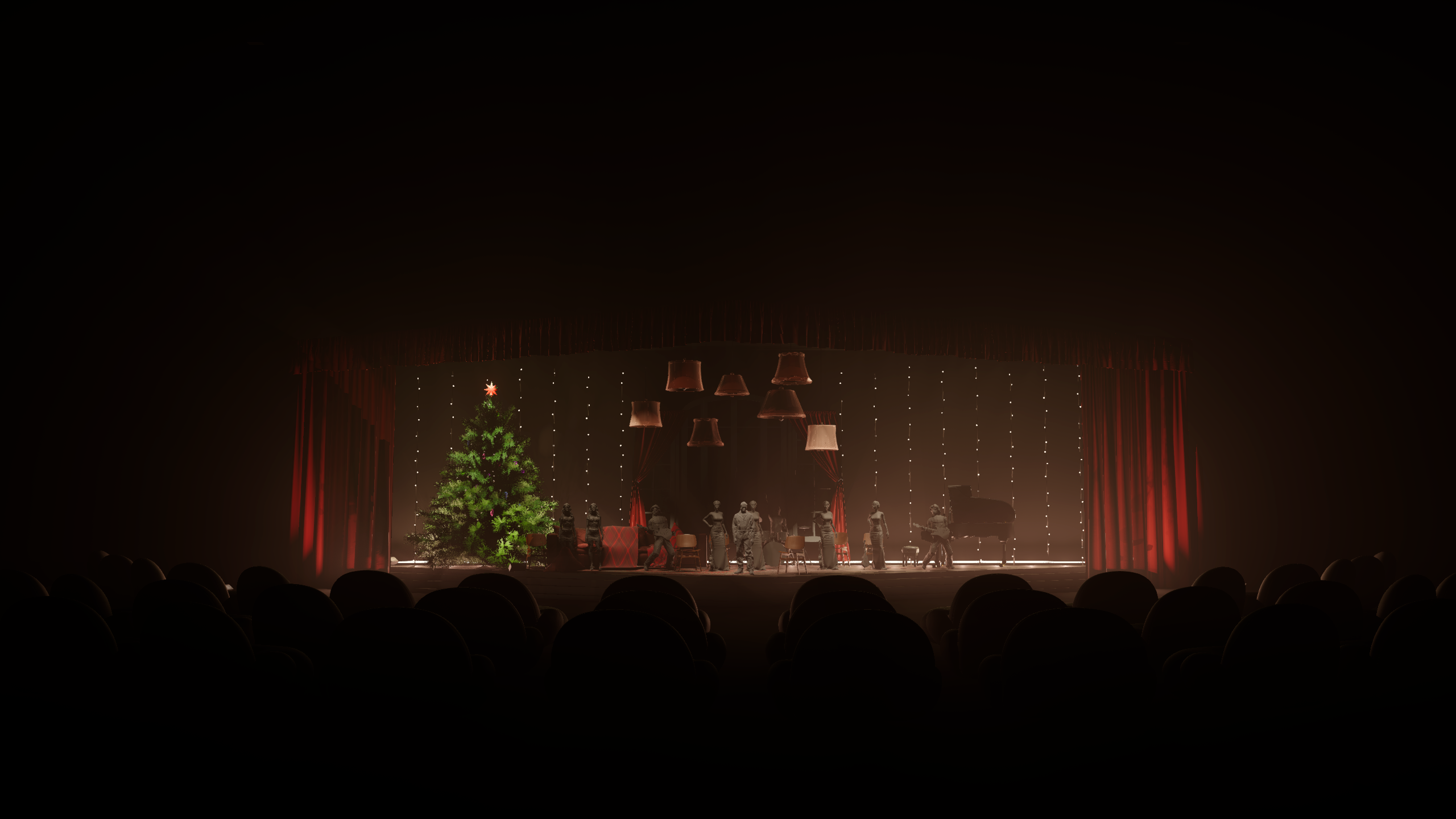 CHRISTMAS LAMPS. OOPS TEAM