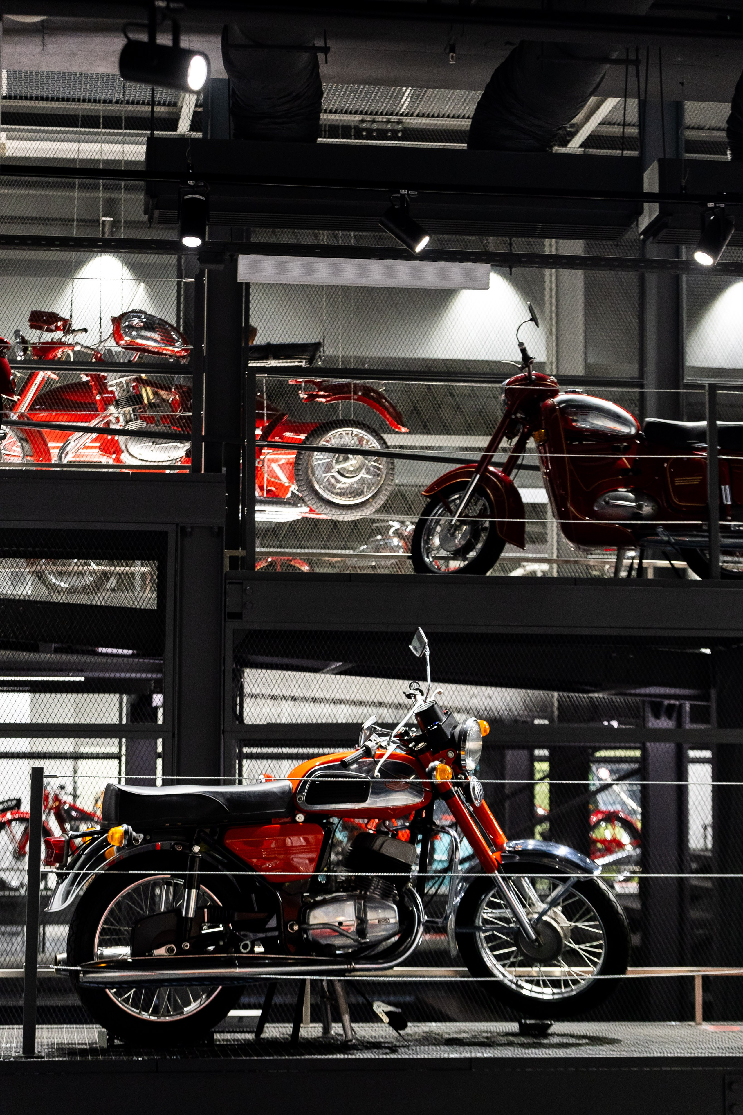 Стенд JAWA в музее техники УГМК. Фотограф Родион Нарудинов