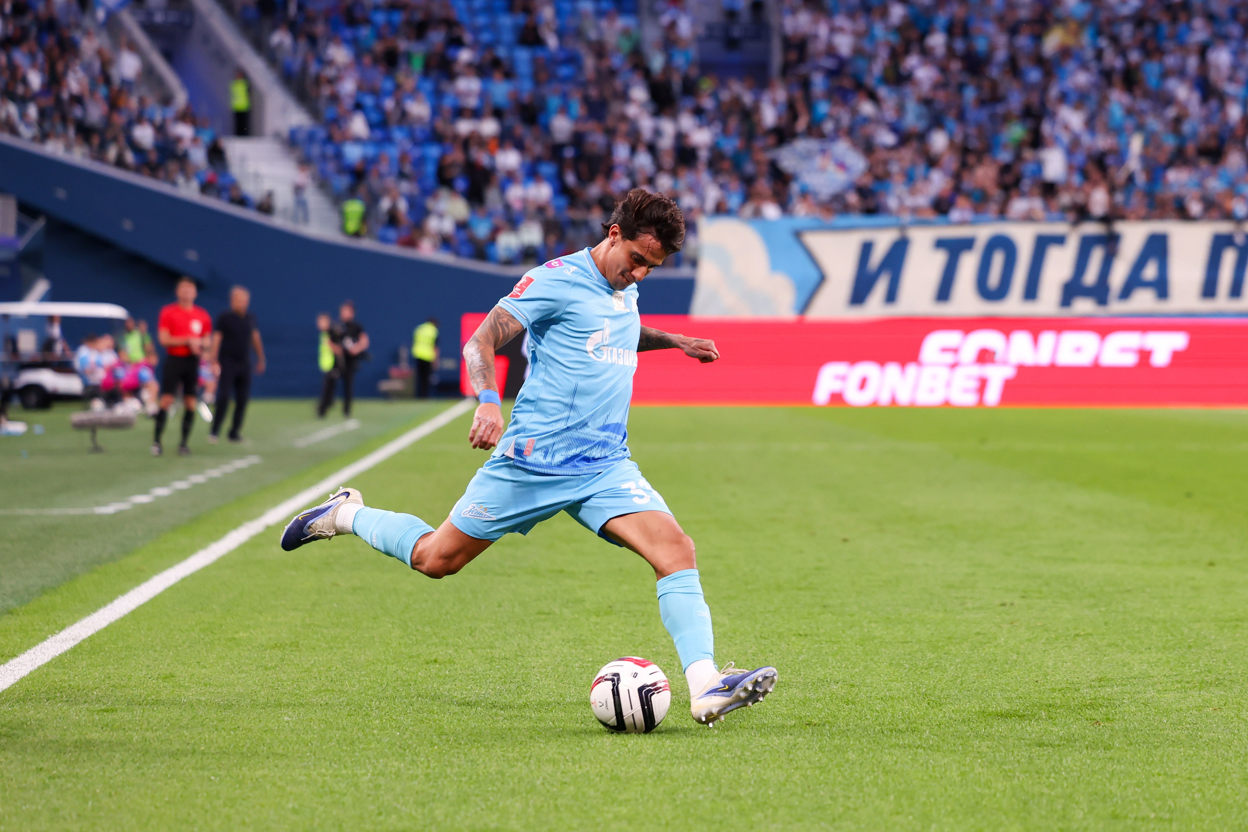 ФК Зенит — ФК Рубин Кубок России 2025/26 12.08.2025. Спортивный и репортажный фотограф Антон Тереханов