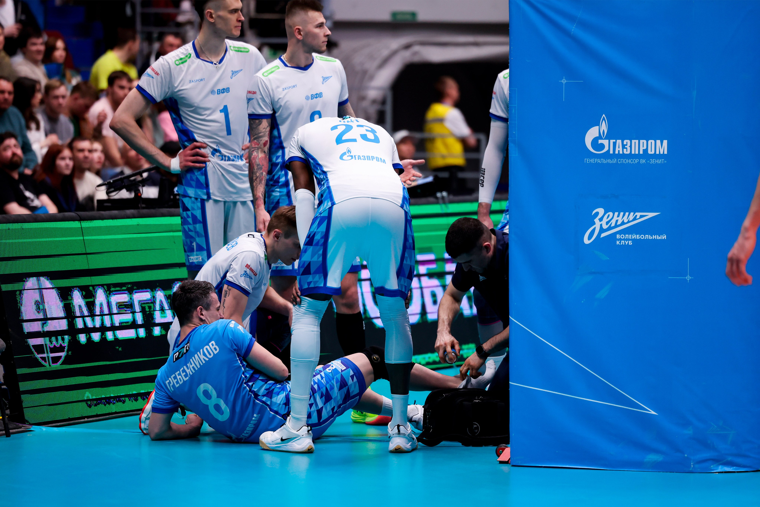 ВК Зенит — ВК Белогорье 08.04.2025. Спортивный и репортажный фотограф Антон Тереханов