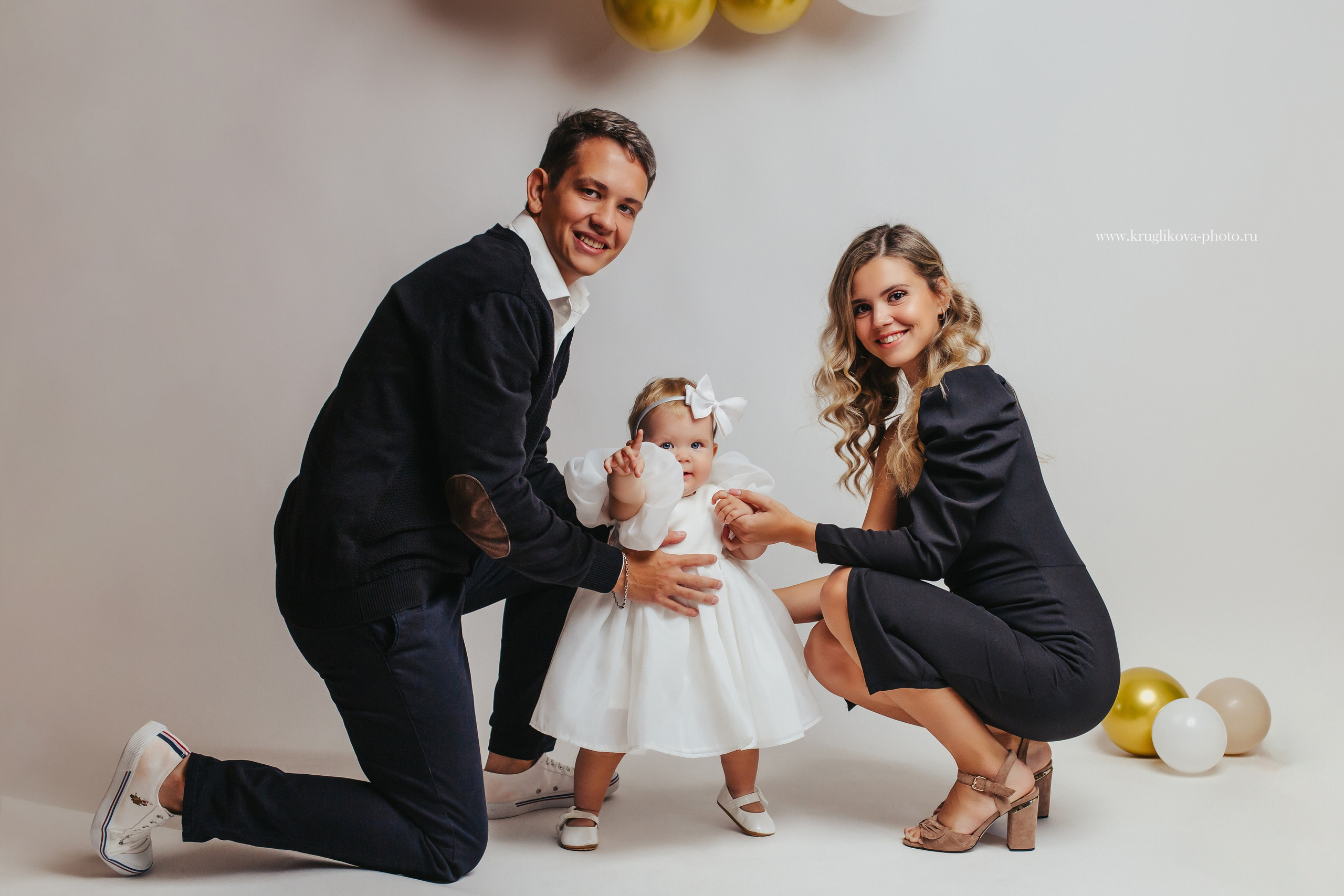 Фотосессия годика для девочки. Фотограф новорожденных и детский в Сергиевом Посаде Кругликова Юлия