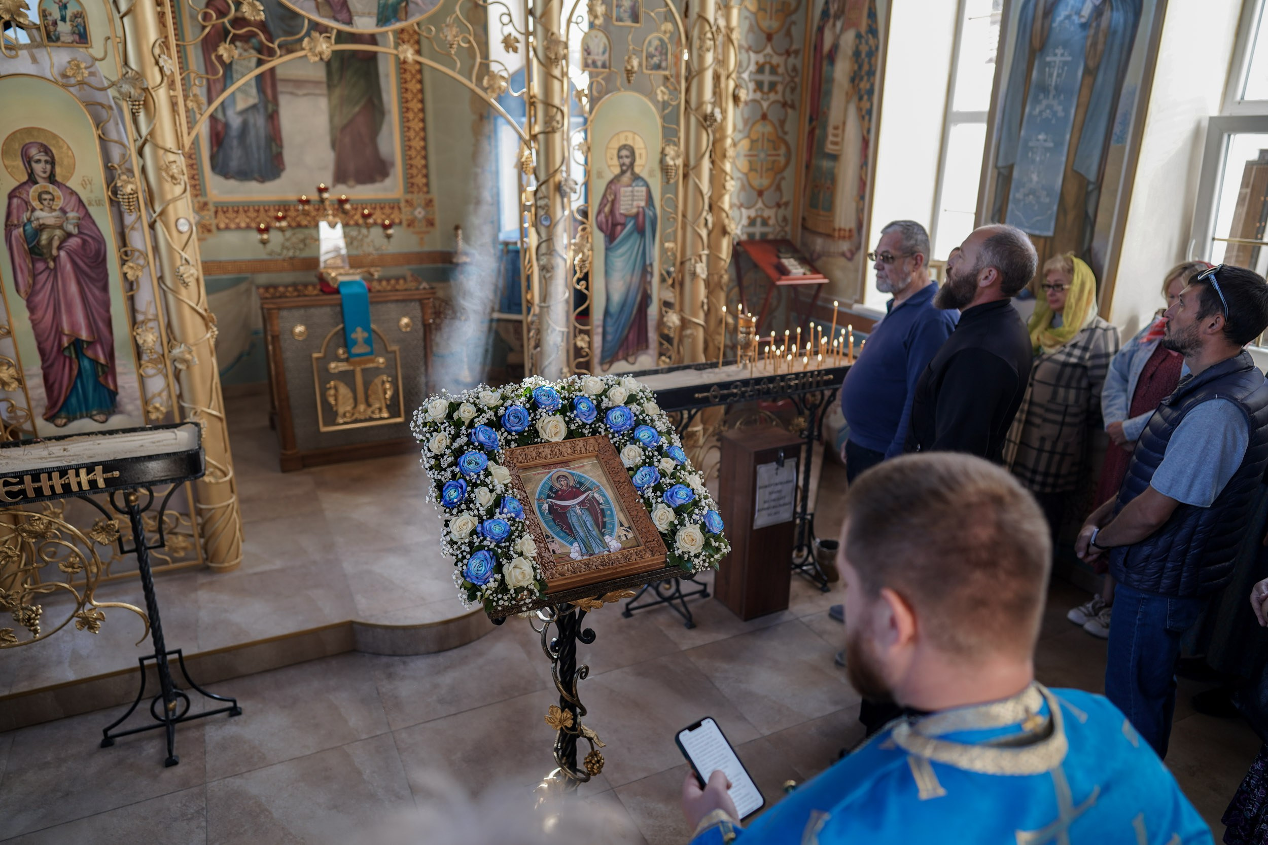 Покров Пресвятой Богородицы в храме ап. Андрея Первозванного. Церковный фотограф Севастополь
