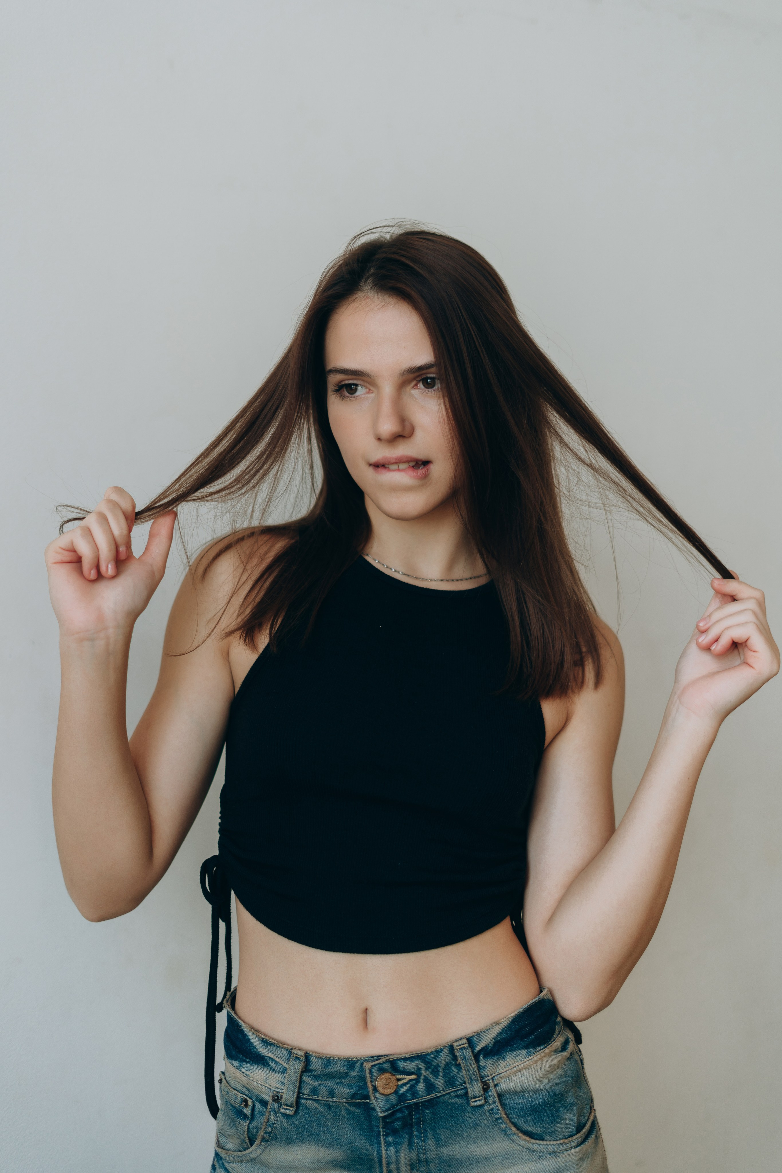 Настя. Модельные тесты. Фотограф Москва Виктория-Антуанетта