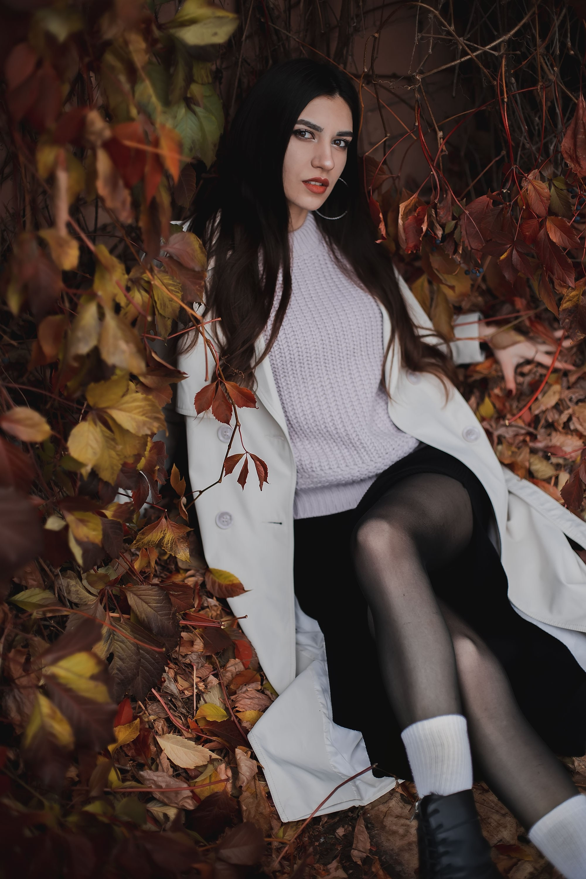 Осеняя фотосессия в Ботаническом саду им. Цицина. Семейный, индивидуальный фотограф в Москве Ангели Марина