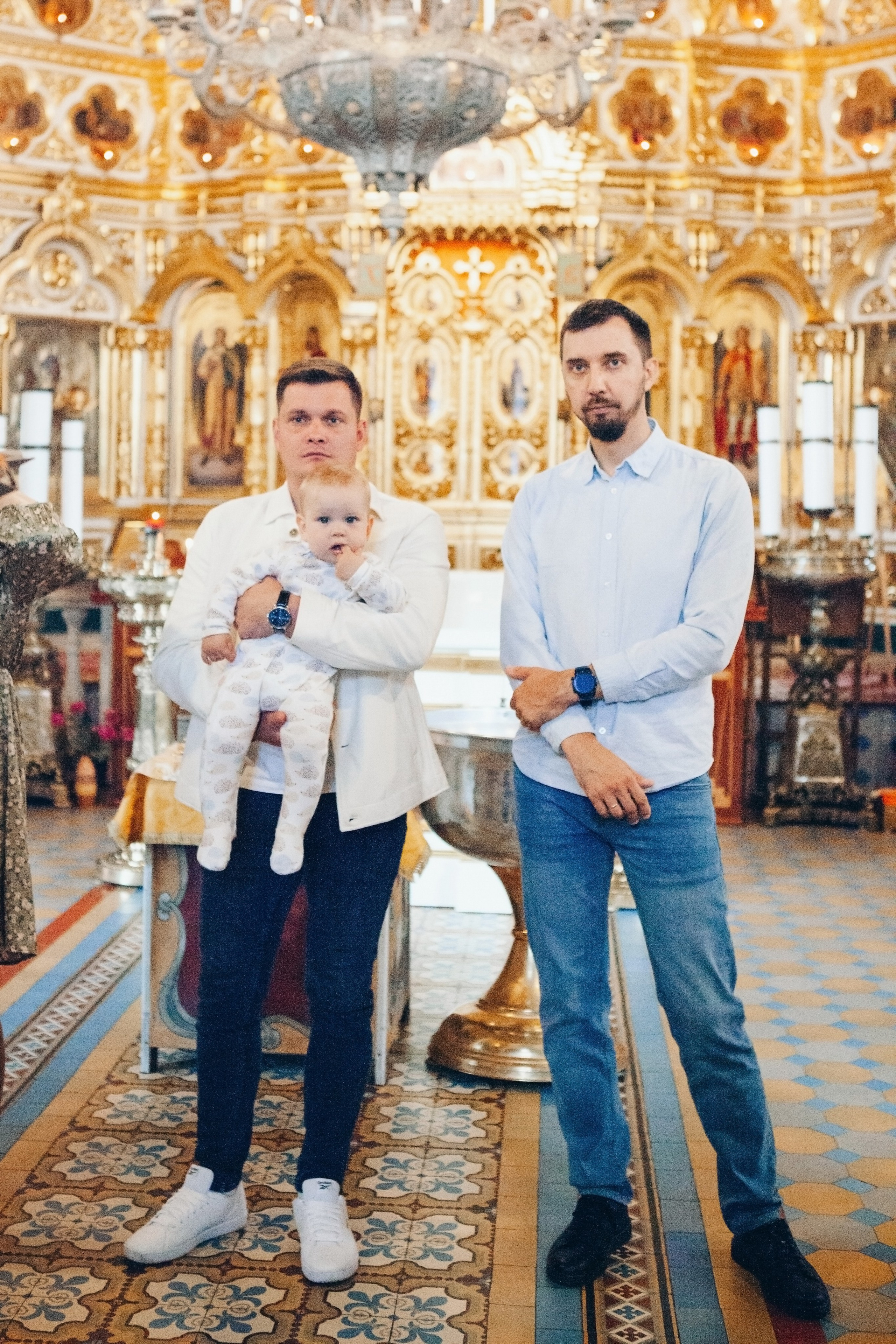 Крещение ребенка в церкви. Фотограф Ольга Ефремова