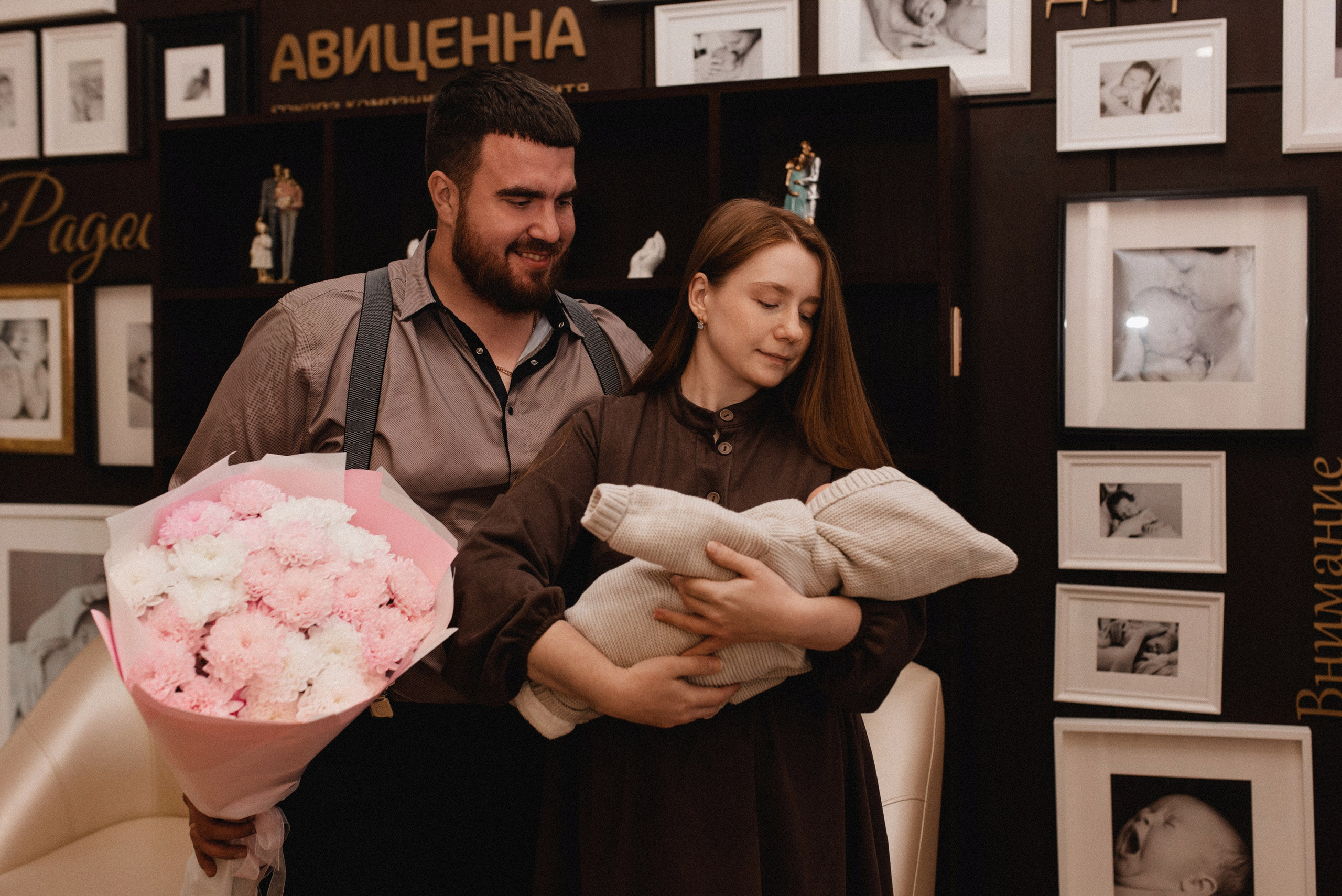 Выписка из роддома для Светланы. Фотограф в Новосибирске Анастасия Курто