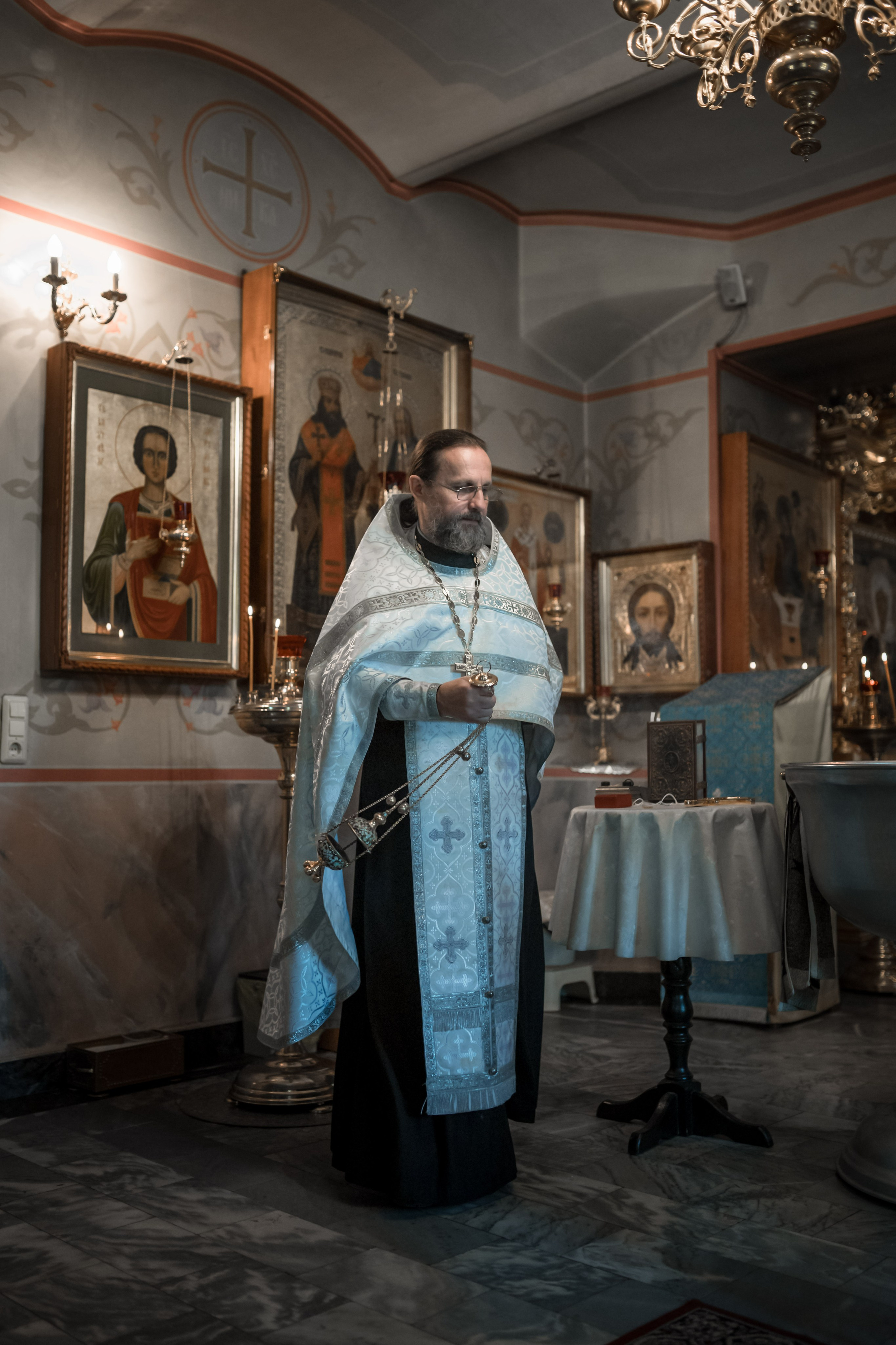 Крещение Ивана (Одинцово. Преображенская церковь в Юдино). Фотограф Стеценко Наталия. Одинцово, Москва, Московская область