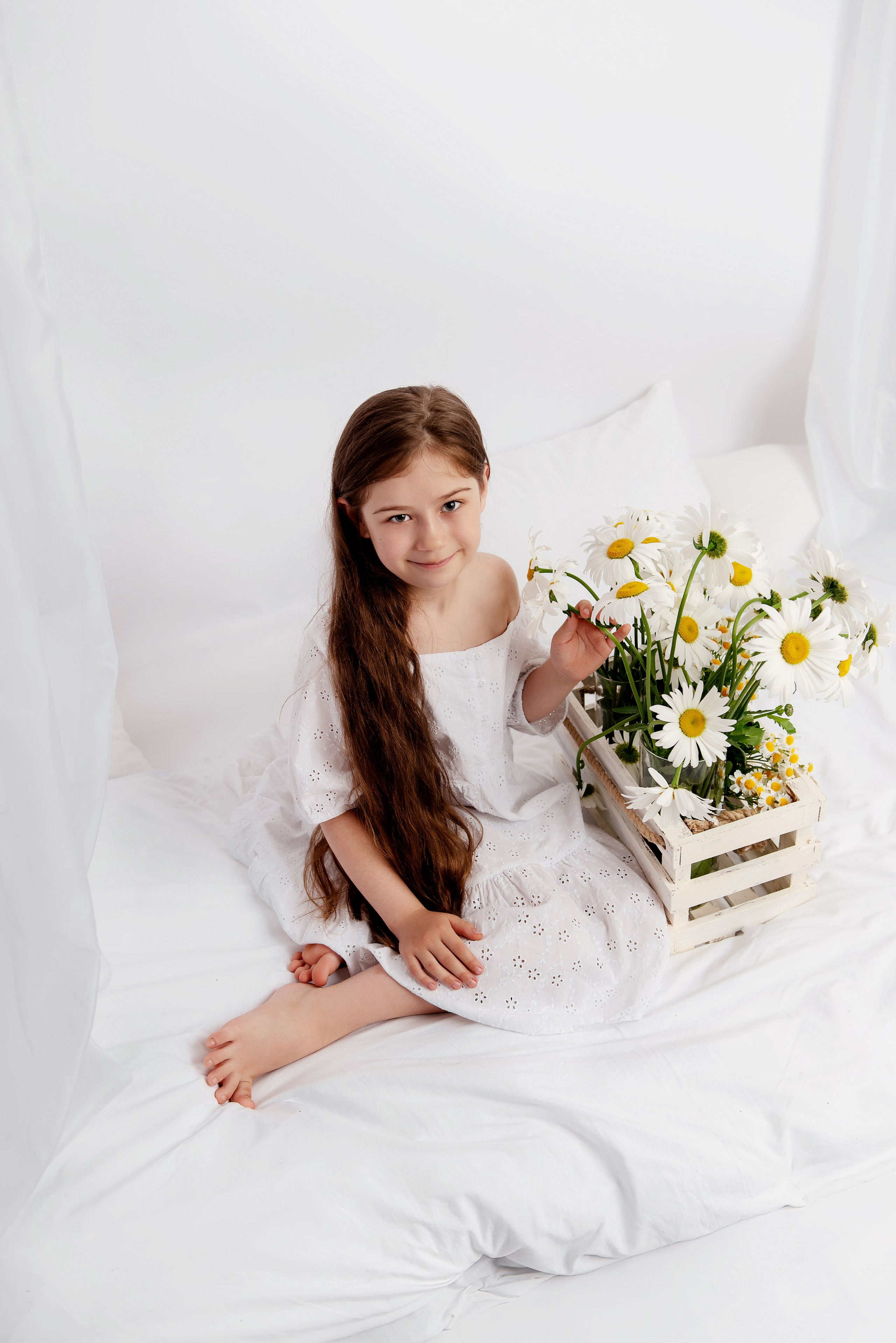 Ромашки. Детский фотограф в Долгопрудном и Москве