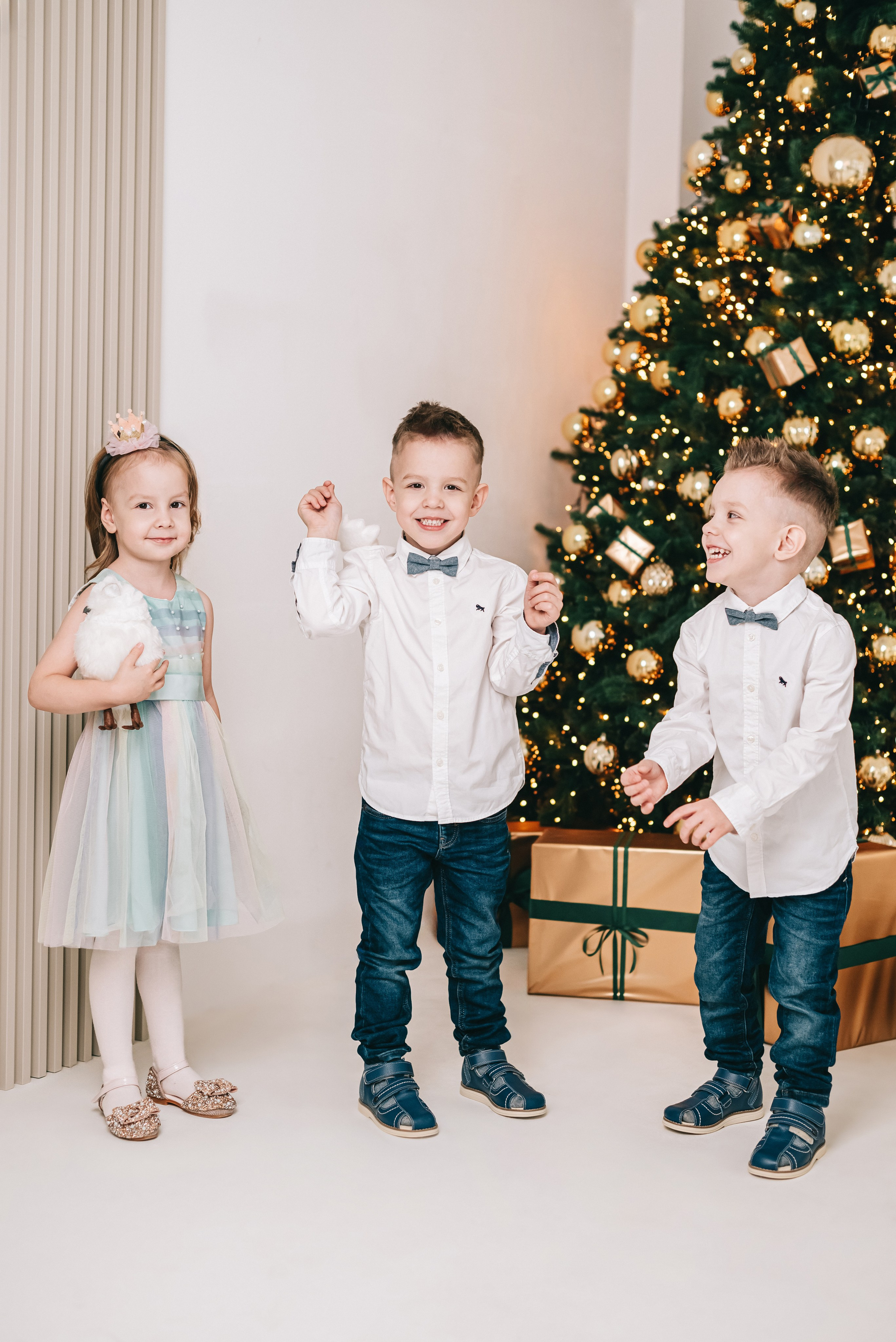 Новогодняя семейная фотосессия Кемерово