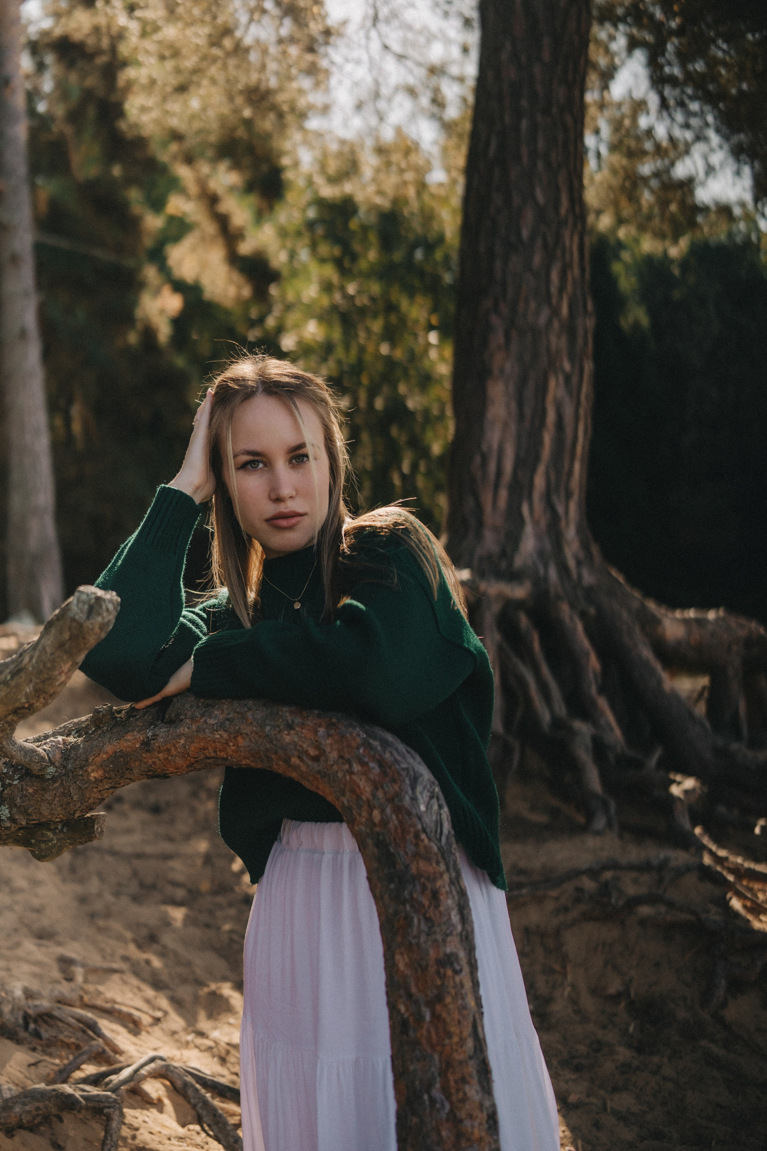 Алена | фотосессия в бору у Волги. Портретный фотограф Москва