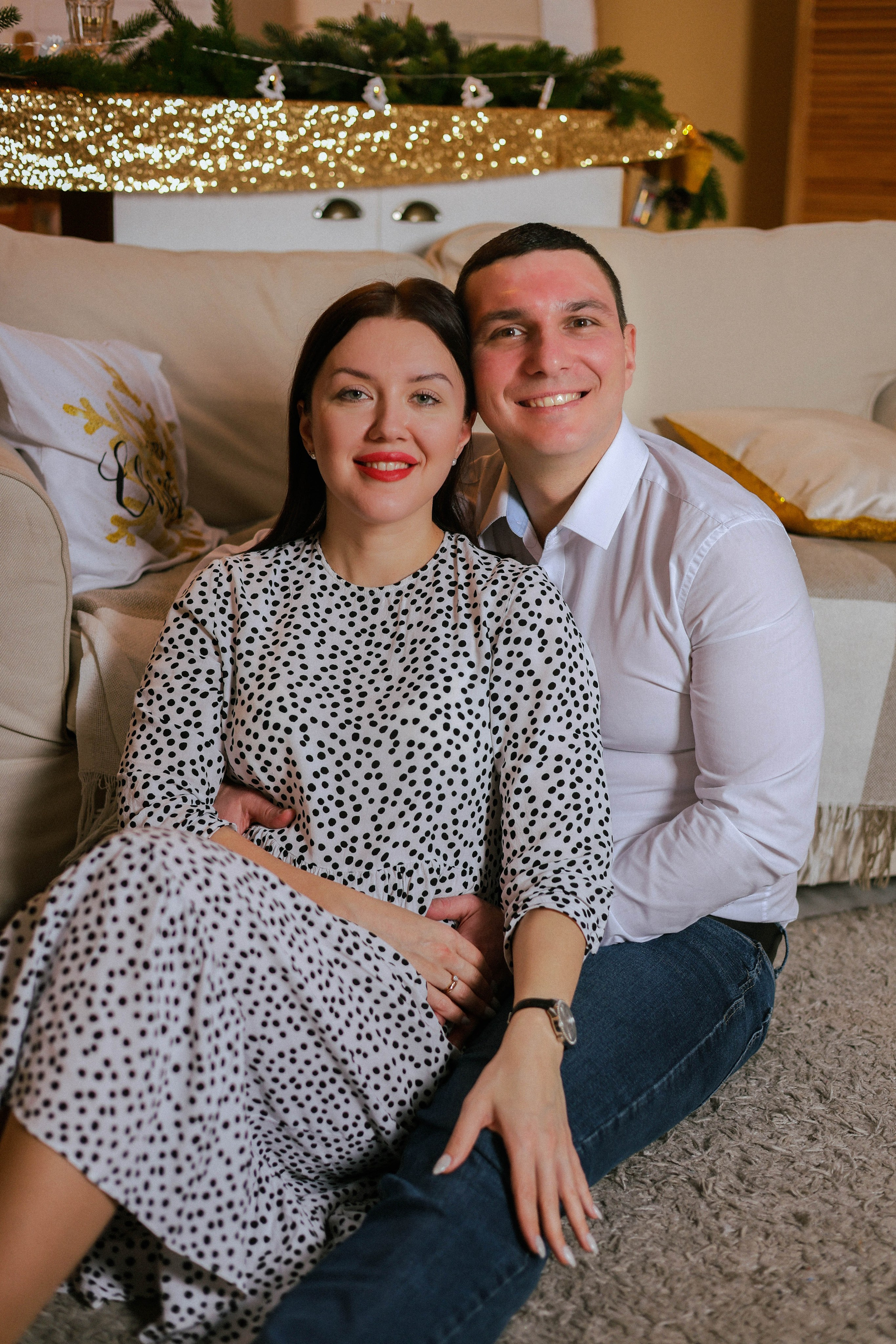 Новогодняя история «Мария и ее семья». Фотограф в Москве Анастасия Калинина