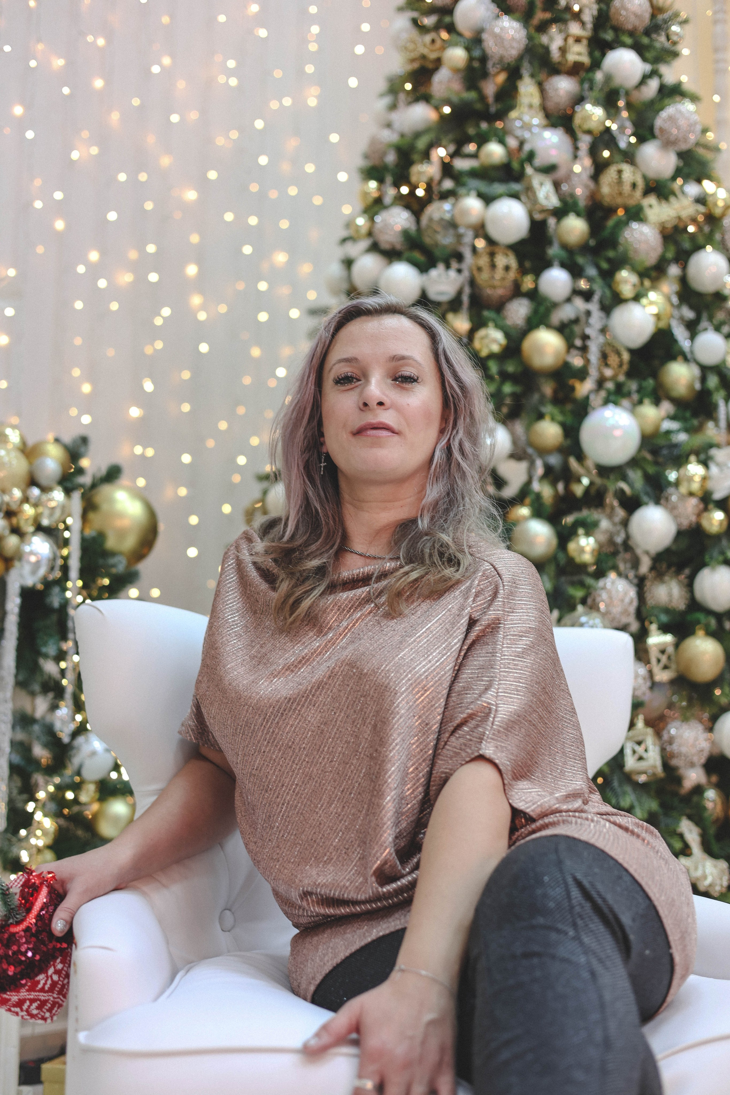 Новогодняя история «Ирина и ее семья». Фотограф в Москве Анастасия Калинина