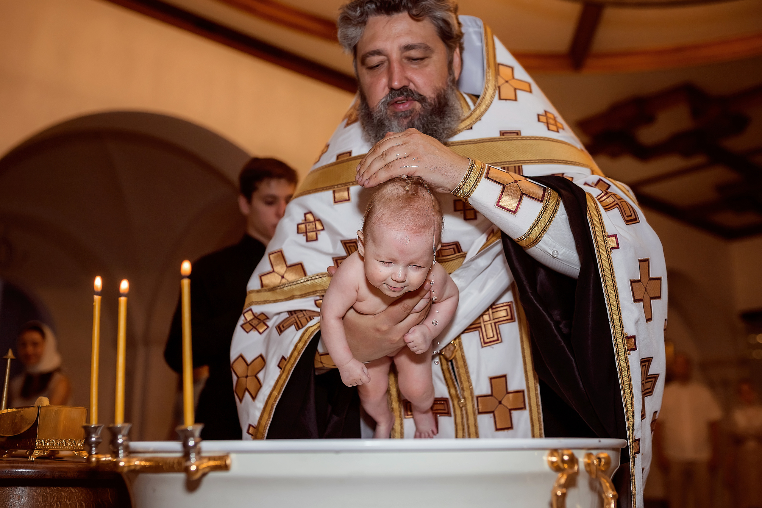 Крещение в Храме святого Георгия Победоносца в городе Ростов-на-Дону. Олеся Семейская свадебный и семейный фотограф в Ростове-на-Дону