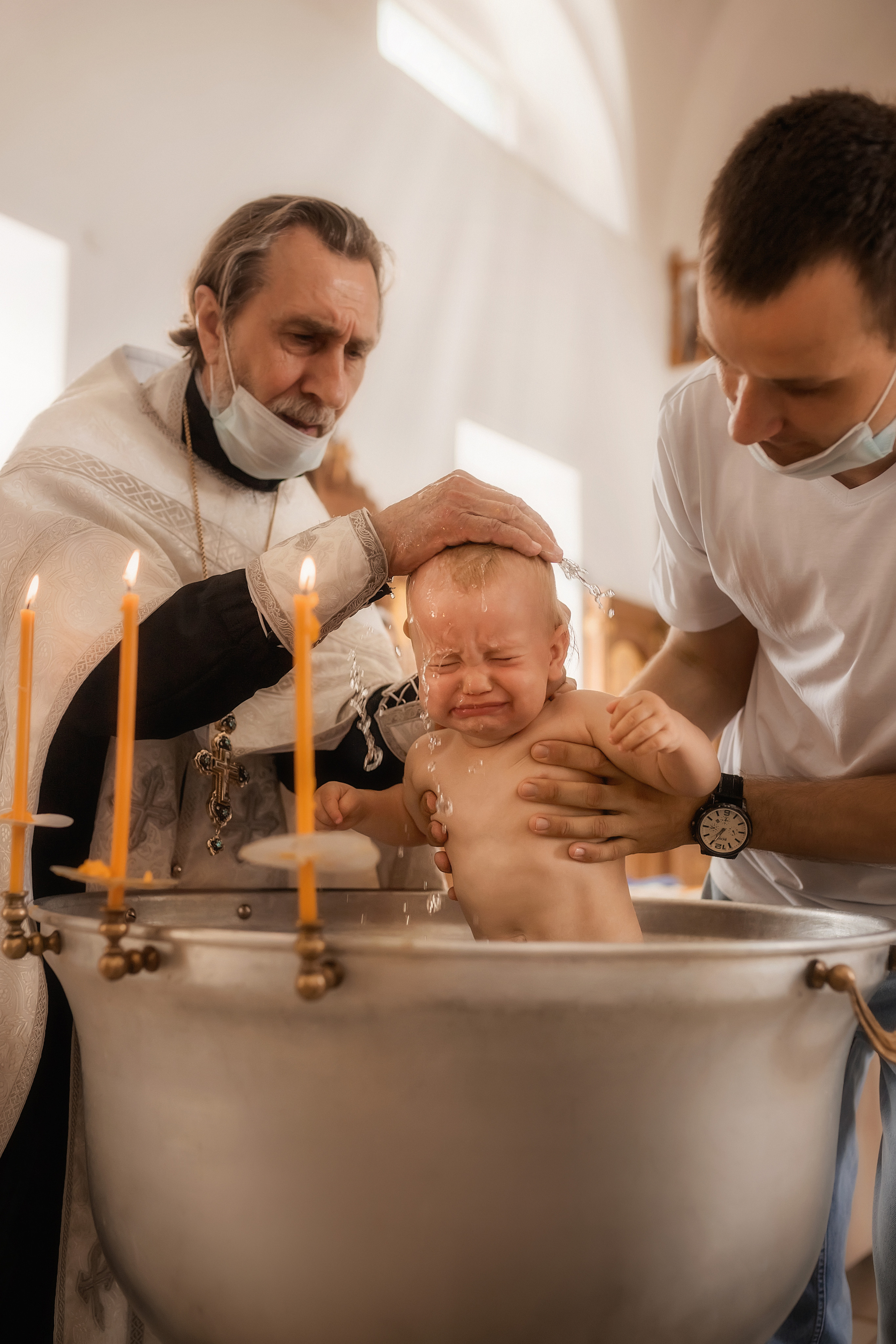 Крещение в Церкви Успения Пресвятой Богородицы в городе Аксай. Олеся Семейская свадебный и семейный фотограф в Ростове-на-Дону