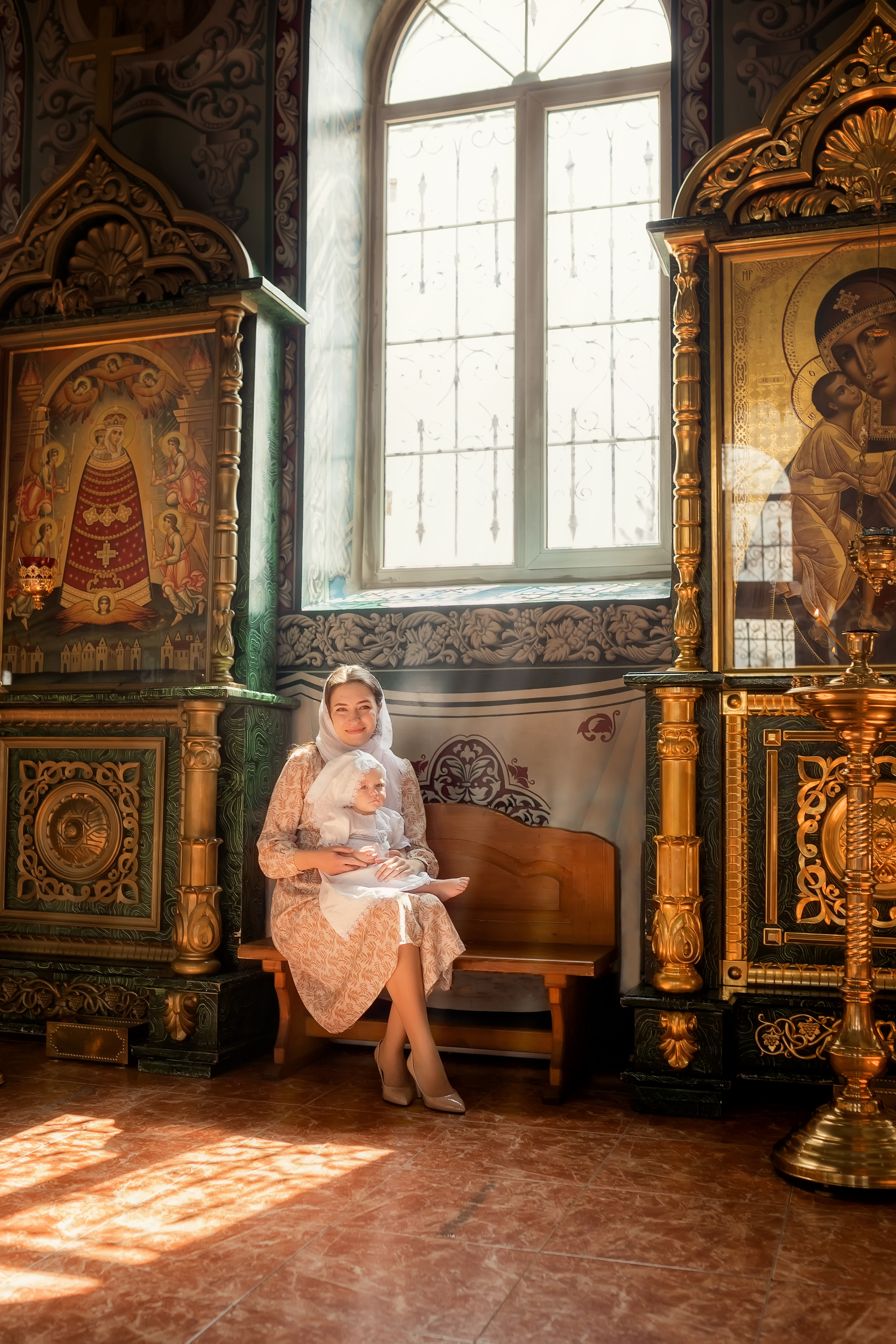 Крещение в Храме Преподобного Серафима Саровского в Ростове-на-Дону. Олеся Семейская свадебный и семейный фотограф в Ростове-на-Дону