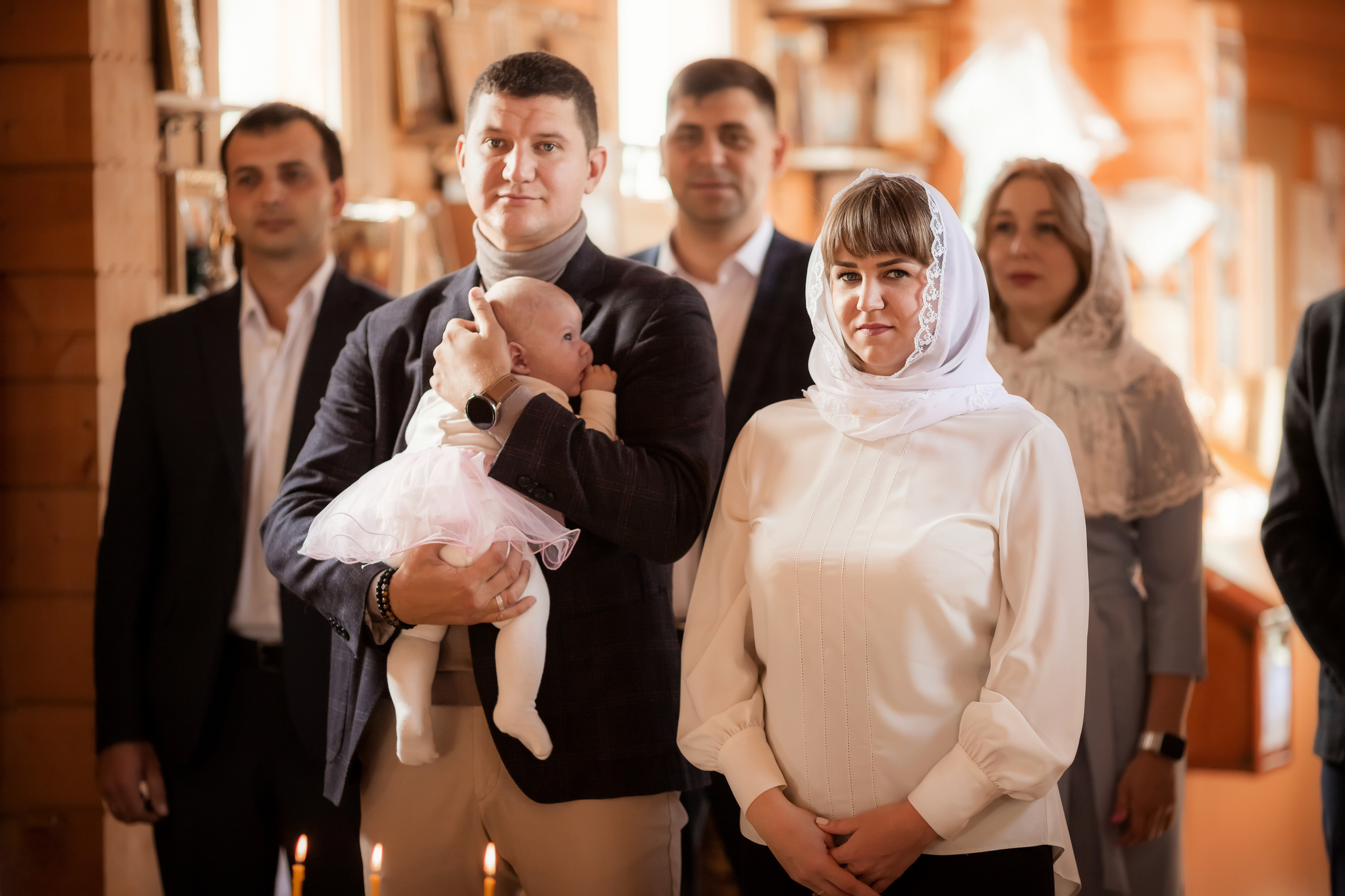 Крещение в Пантелеимоновском храме в городе Батайск. Олеся Семейская свадебный и семейный фотограф в Ростове-на-Дону