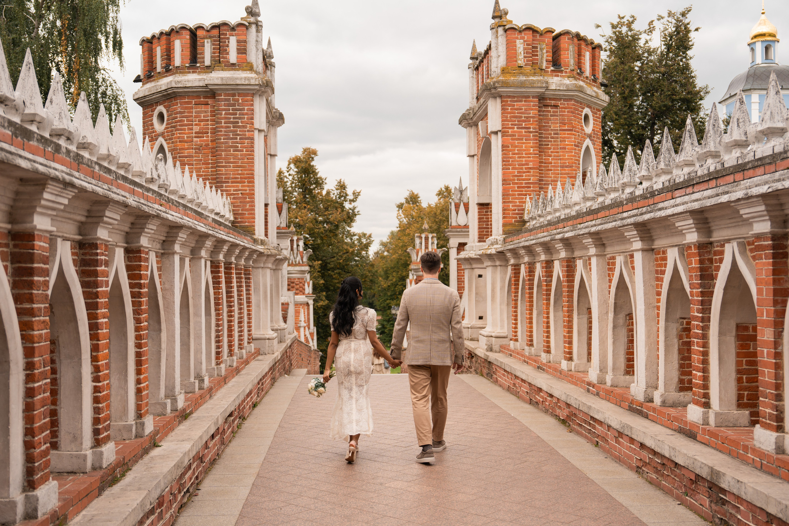 Максим и Харша, Царицыно. Свадебный фотограф в Москве Анна Полушина
