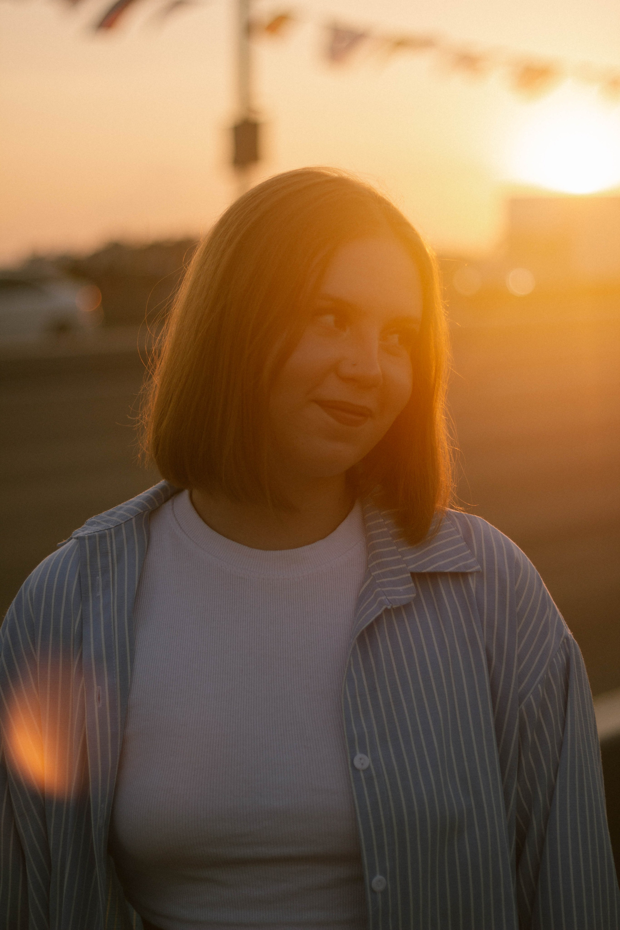 Виктория, ромашки и летний закат. Фотограф в Санкт-Петербурге Головина Анастасия