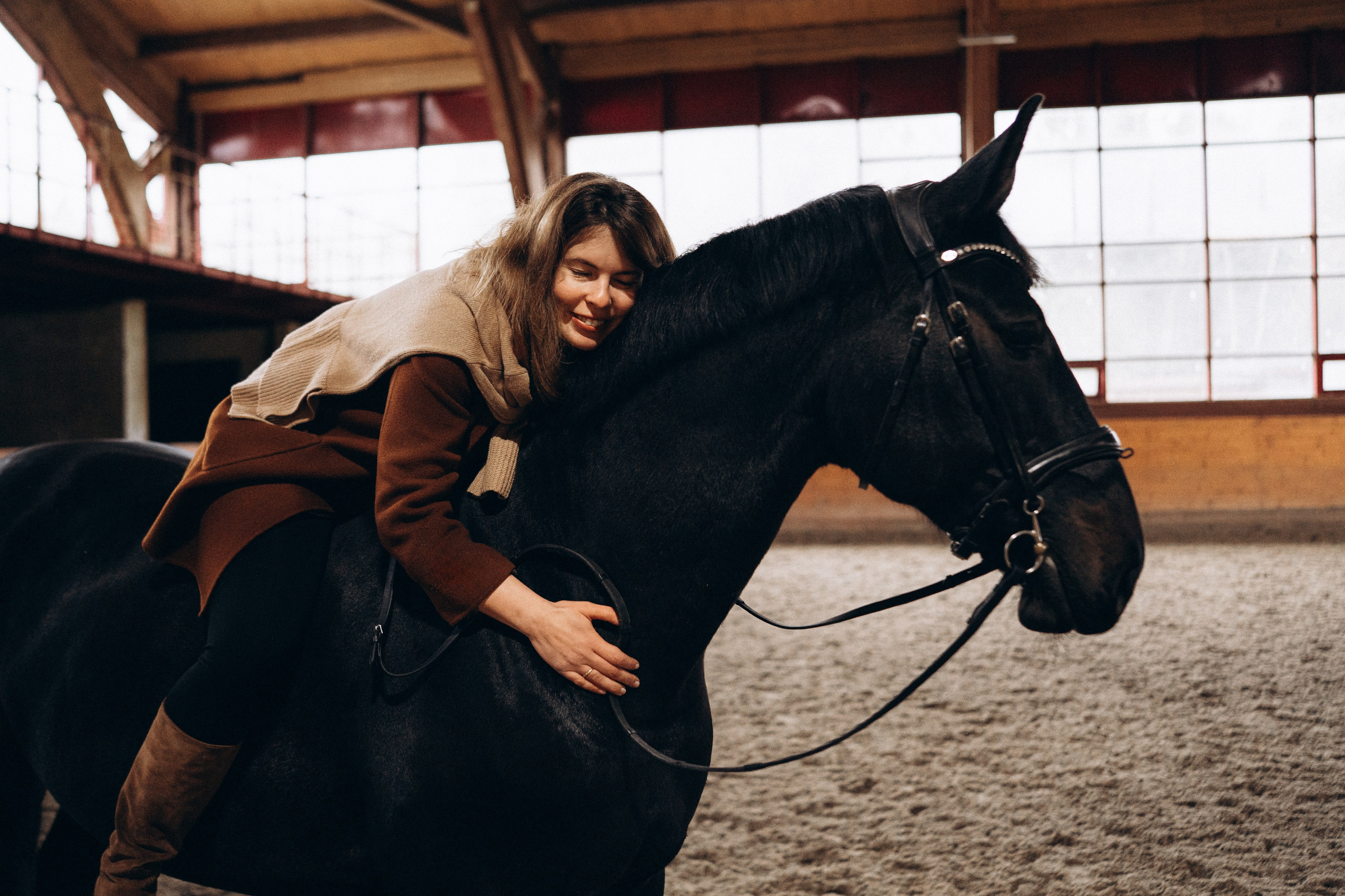 Фотосессия с лошадьми. Фотограф Новорожденных в Москве. Семейные истории в стиле LIFE