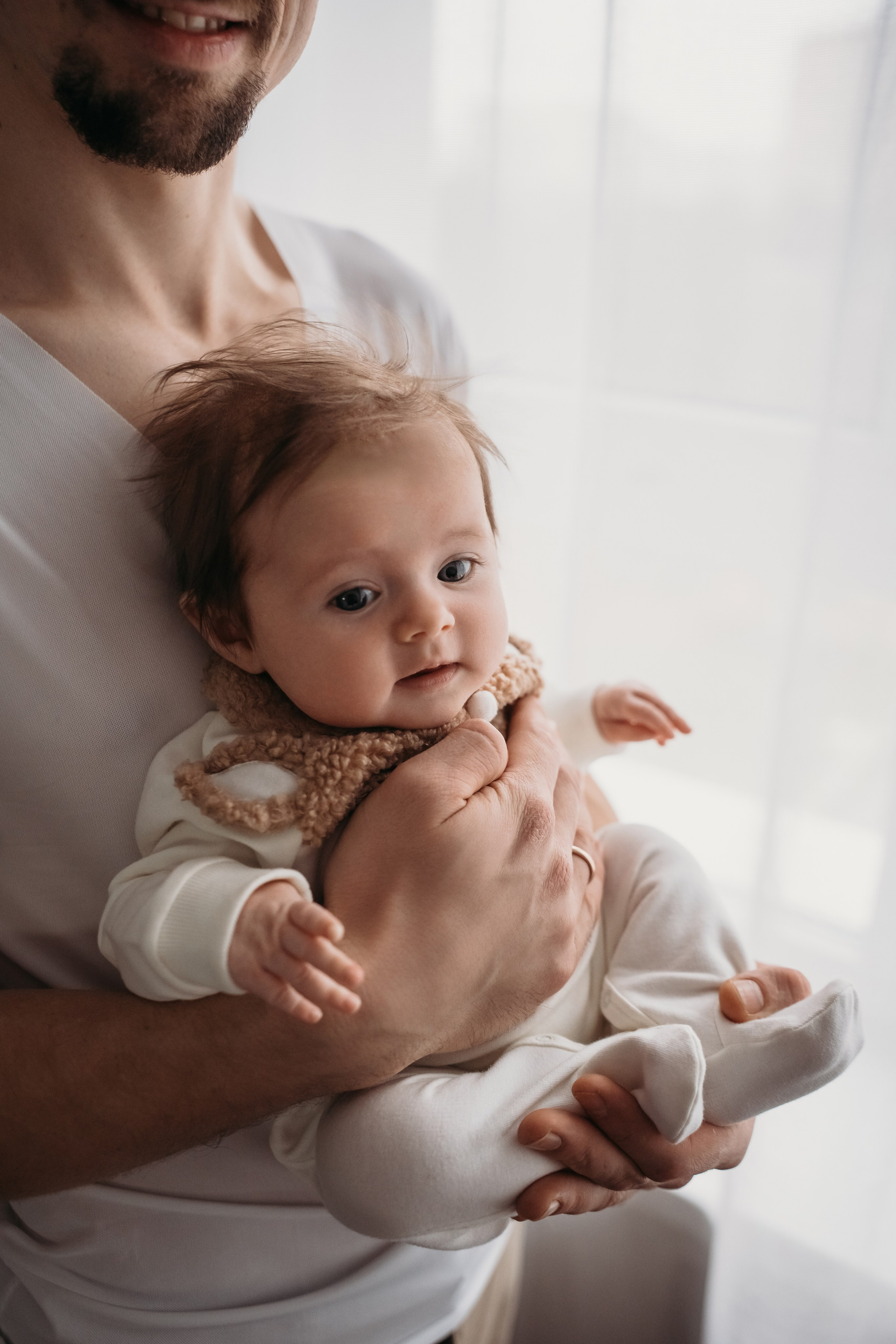 3-4 месяца. Фотограф Новорожденных в Москве. Семейные истории в стиле LIFE