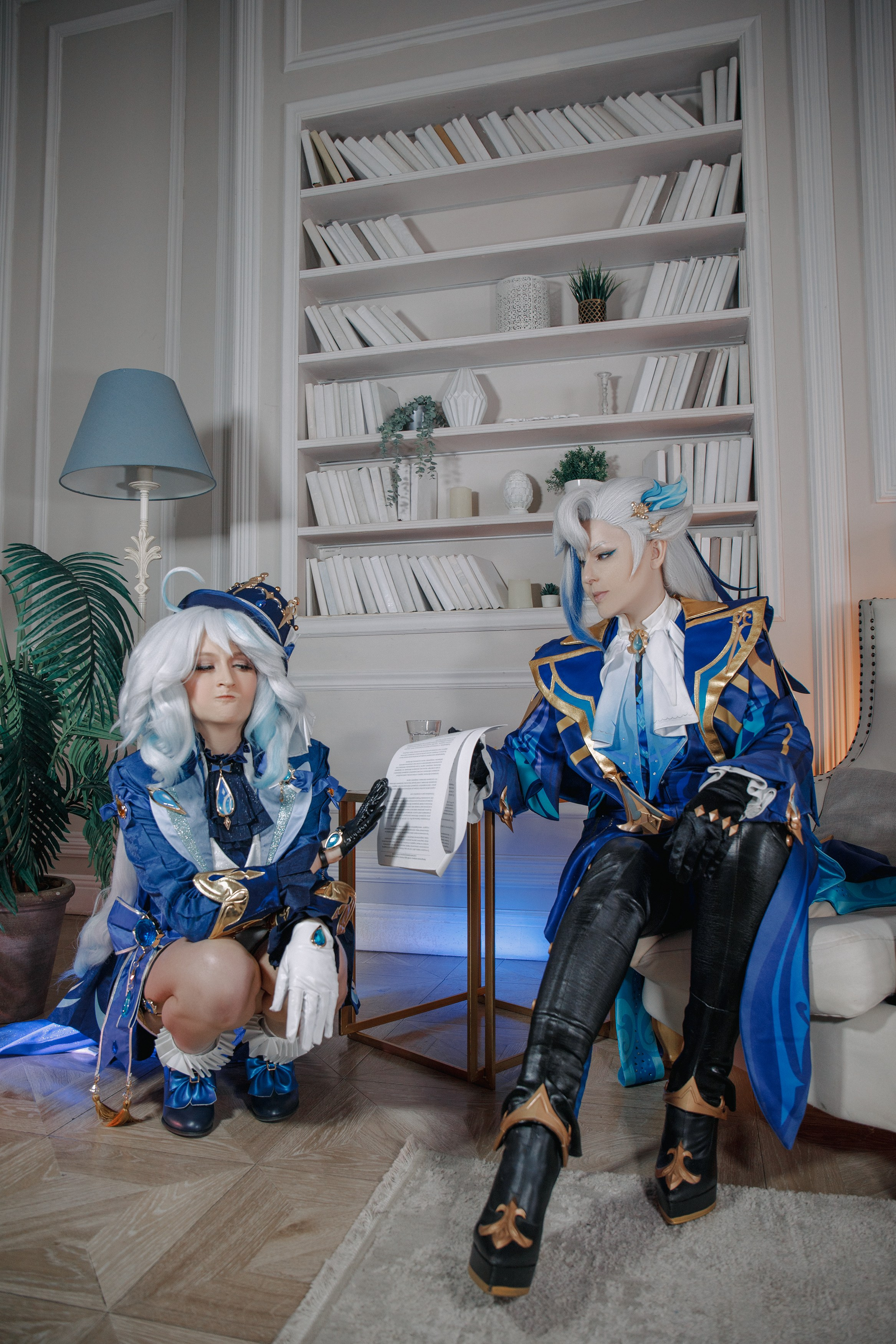 GENSHIN IMPACT: Neuvillette & Furina. Polaroud love