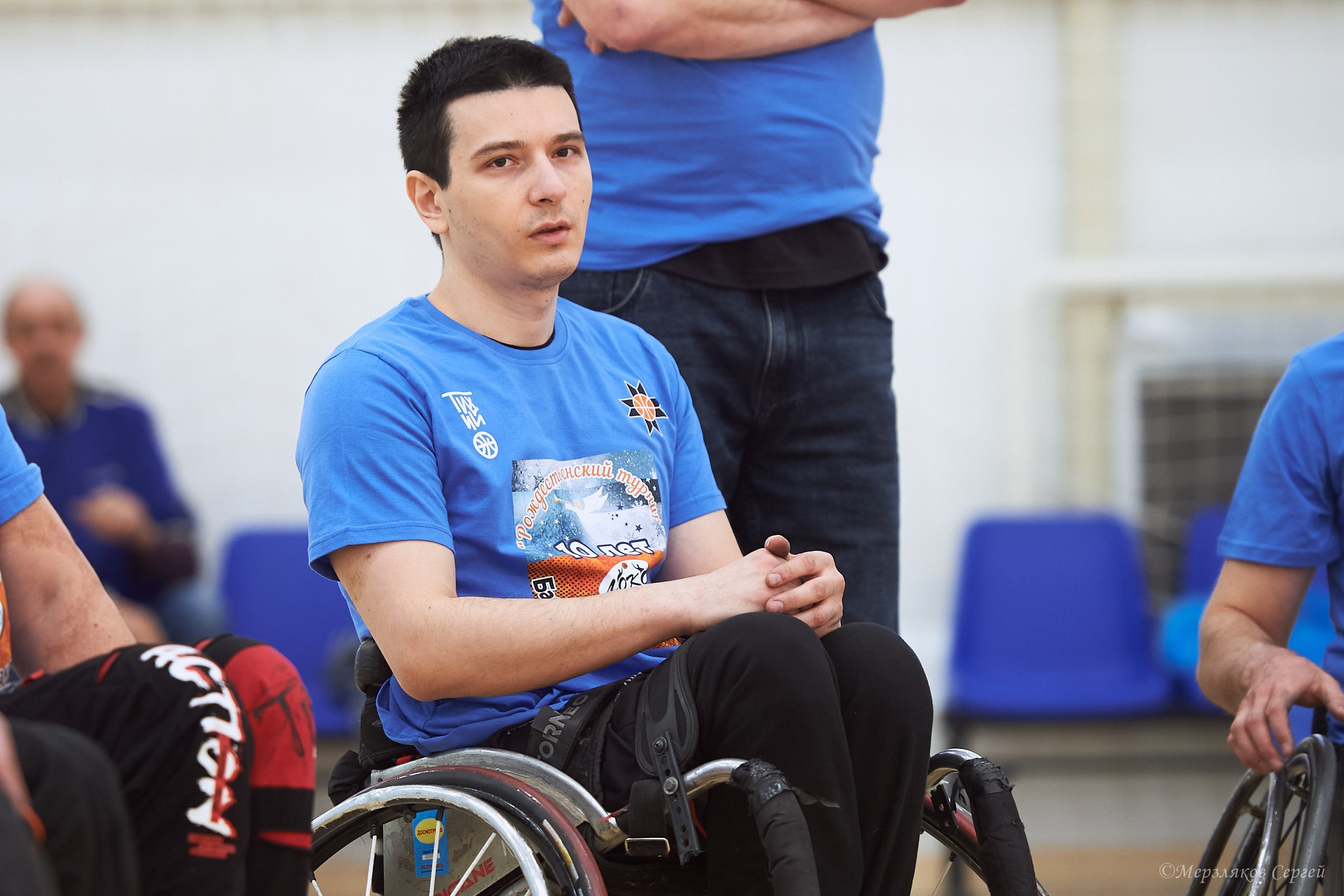 X традиционный Рождественский турнир по баскетболу на колясках. Ижевск. Спортивный репортажный фотограф в Ижевске Сергей Мерзляков