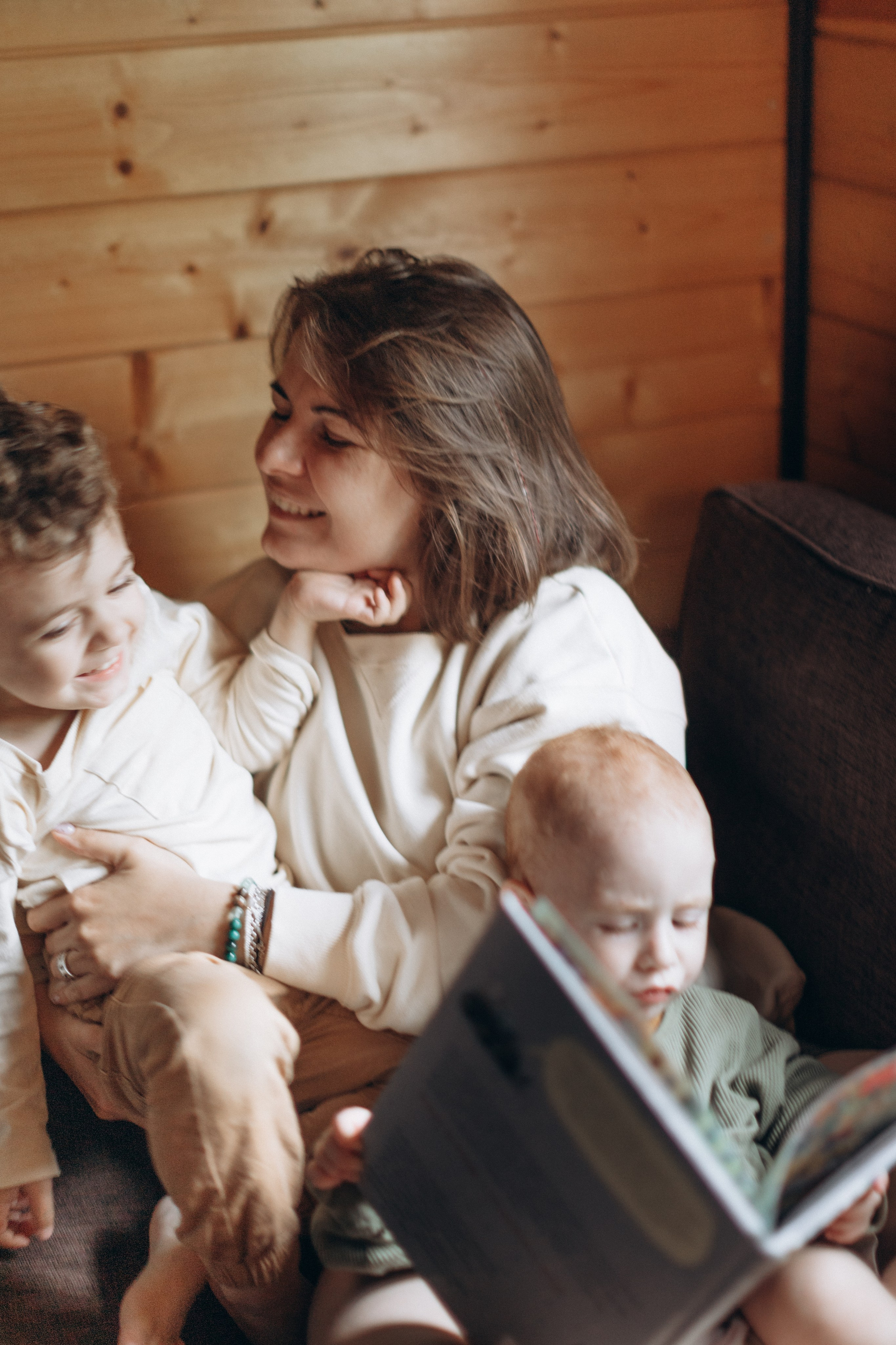 Настя и ее мальчишки. Семейный фотограф Полина Сарина Москва