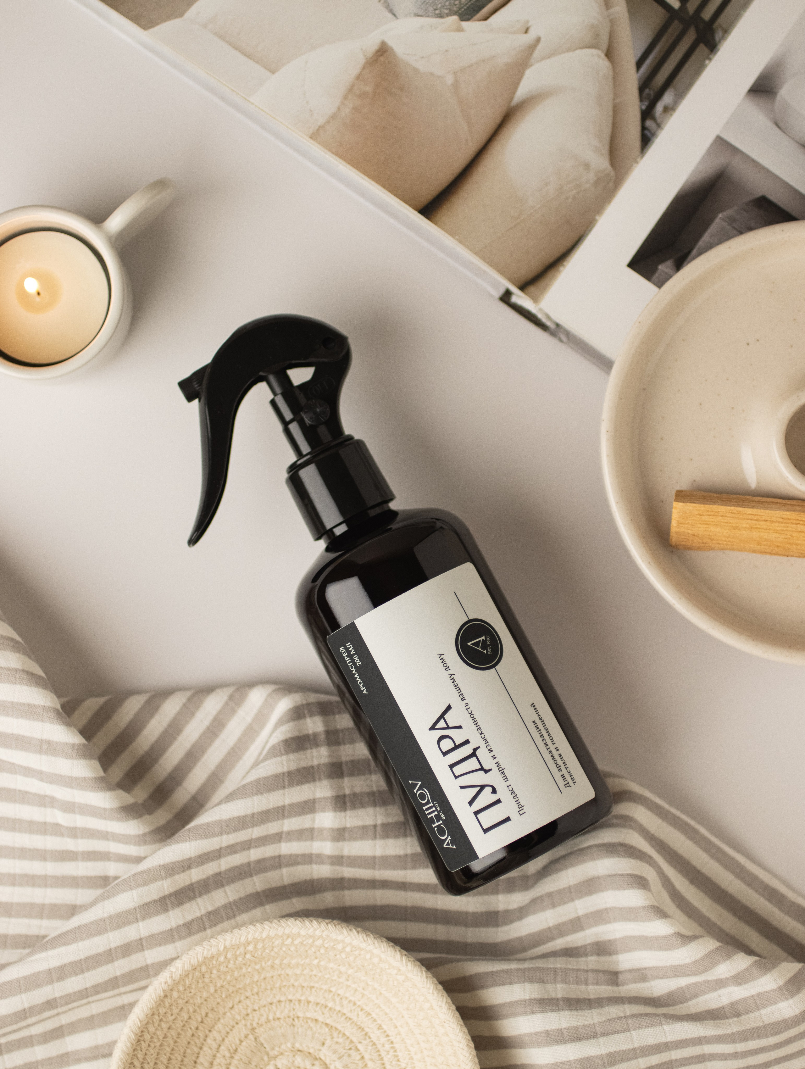 Аромаспреи ACHILOV. Предметный фотограф в Балашихе Анастасия Михайлова