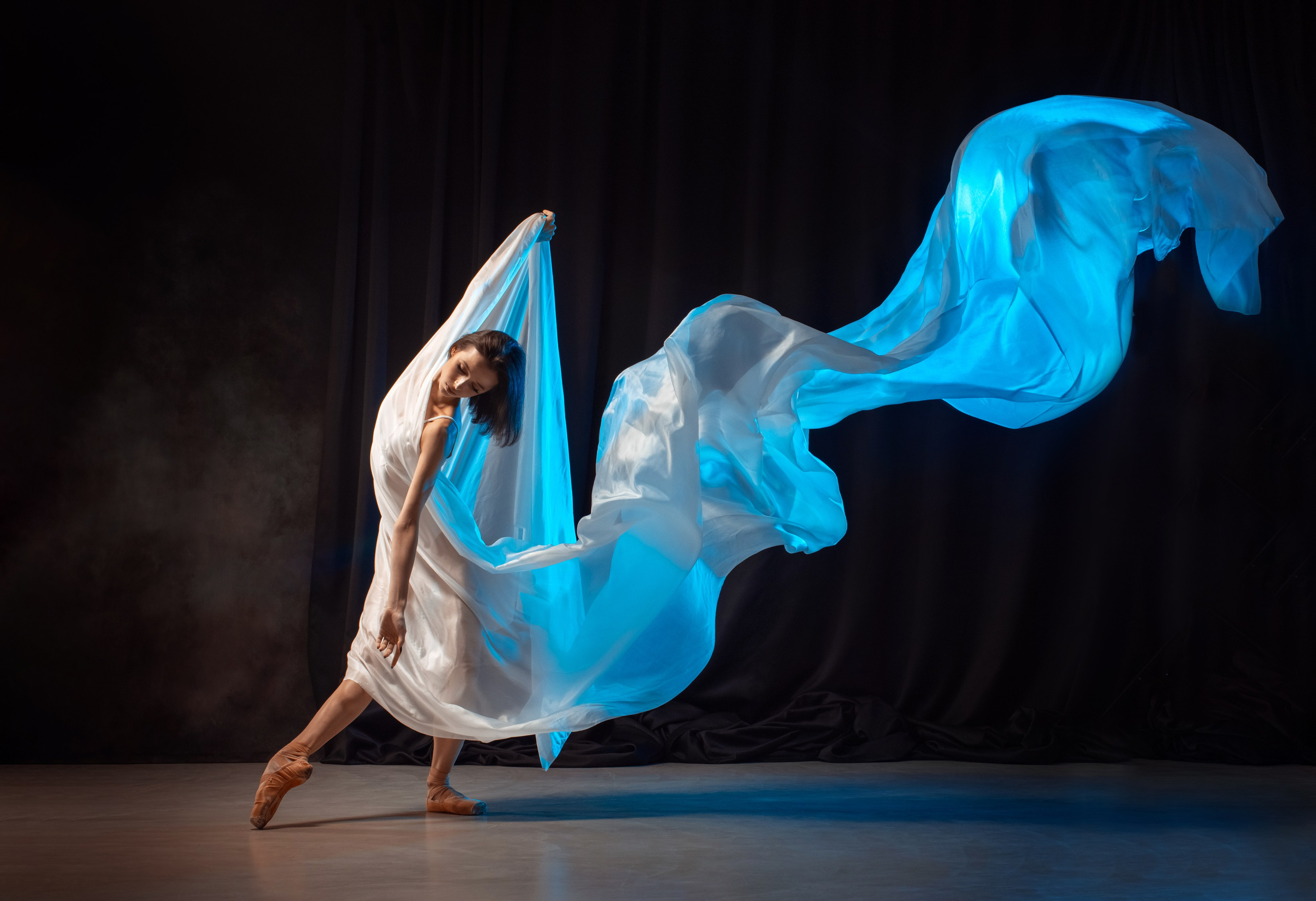 Балетная съёмка на белой циклораме и фонах. Балетный фотограф Алина Ханько — Душа Балета