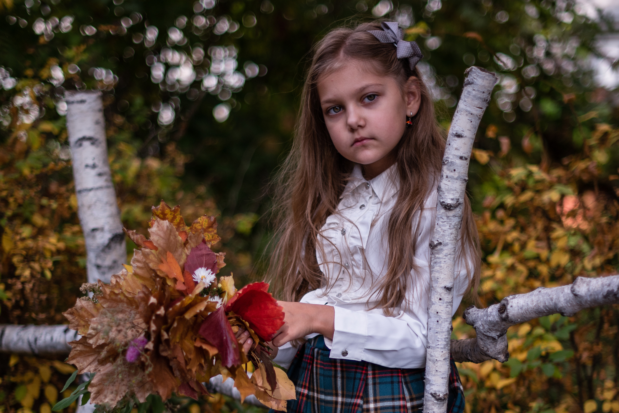 Осенняя прогулка. Портретный фотограф из Омска Инна Пономарева
