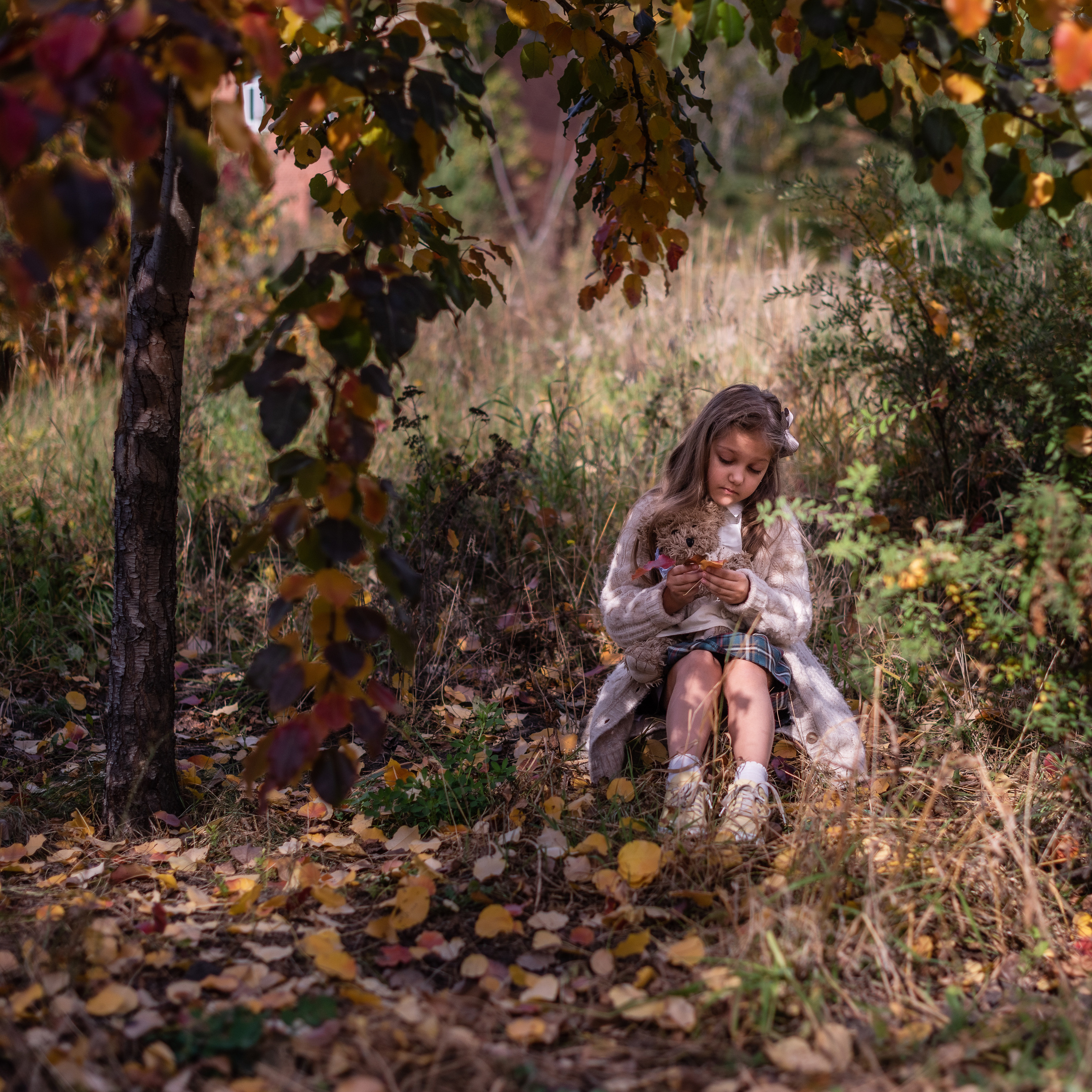Осенняя прогулка. Портретный фотограф из Омска Инна Пономарева