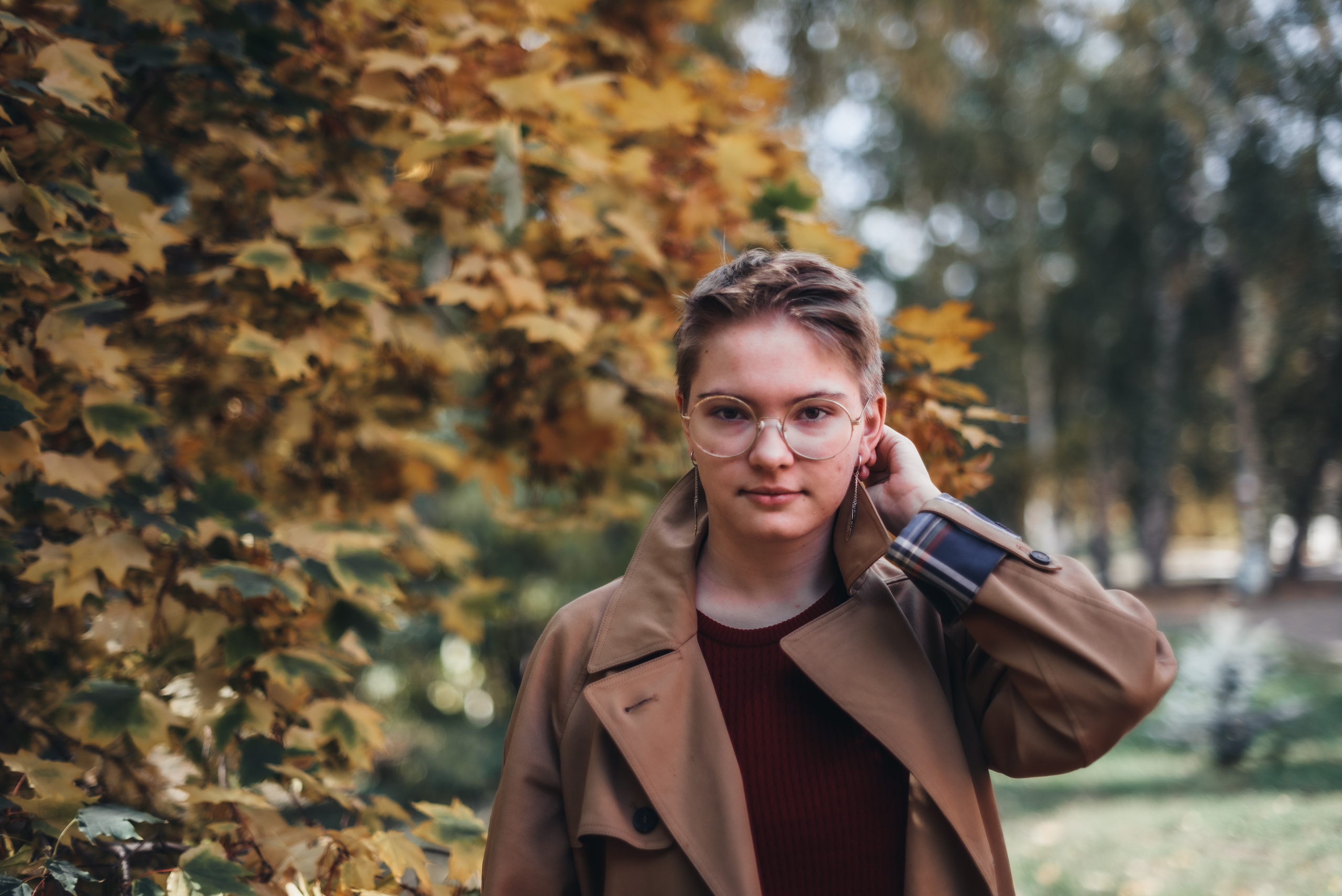 Осенняя прогулка. Портретный фотограф из Омска Инна Пономарева
