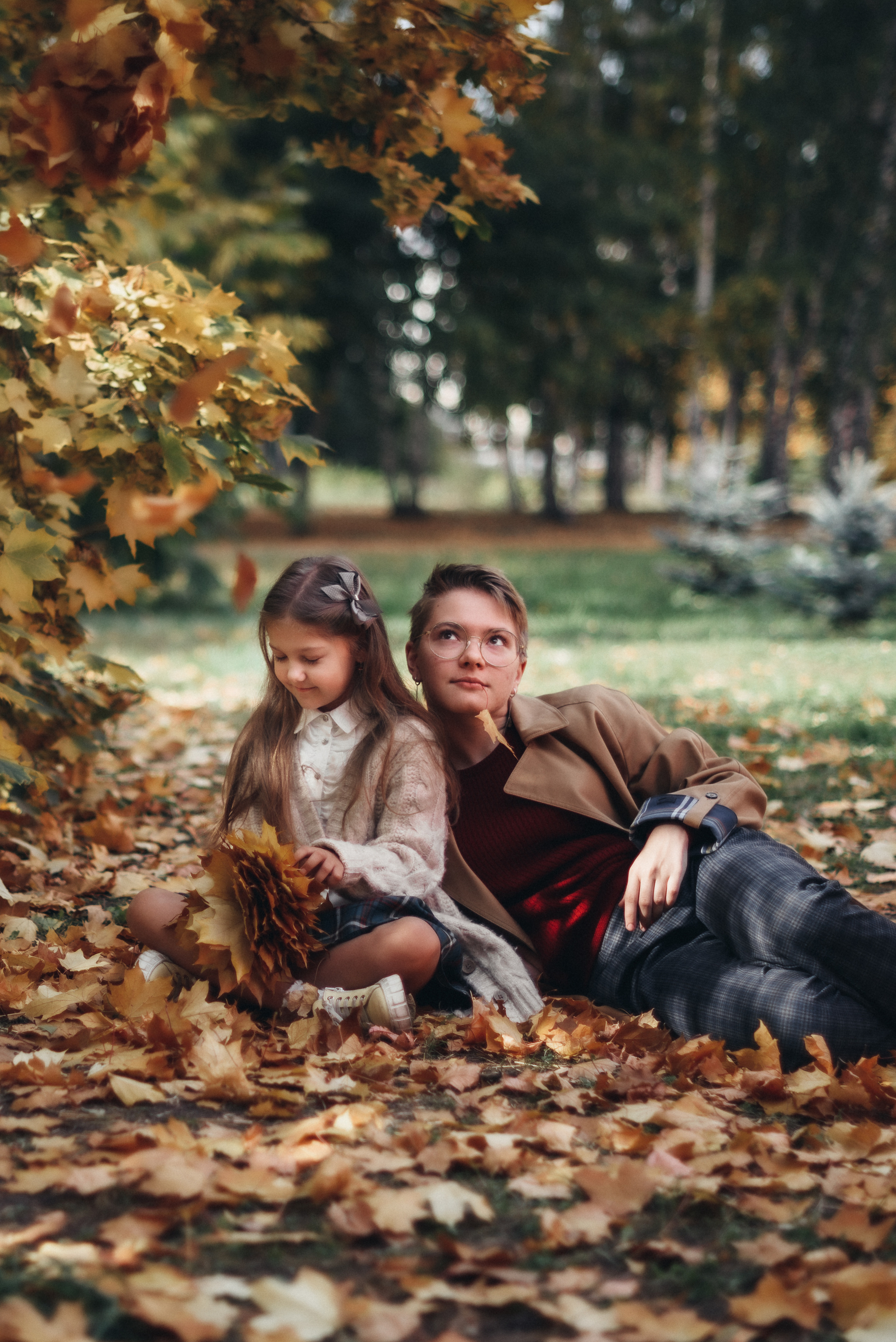 Осенняя прогулка. Портретный фотограф из Омска Инна Пономарева