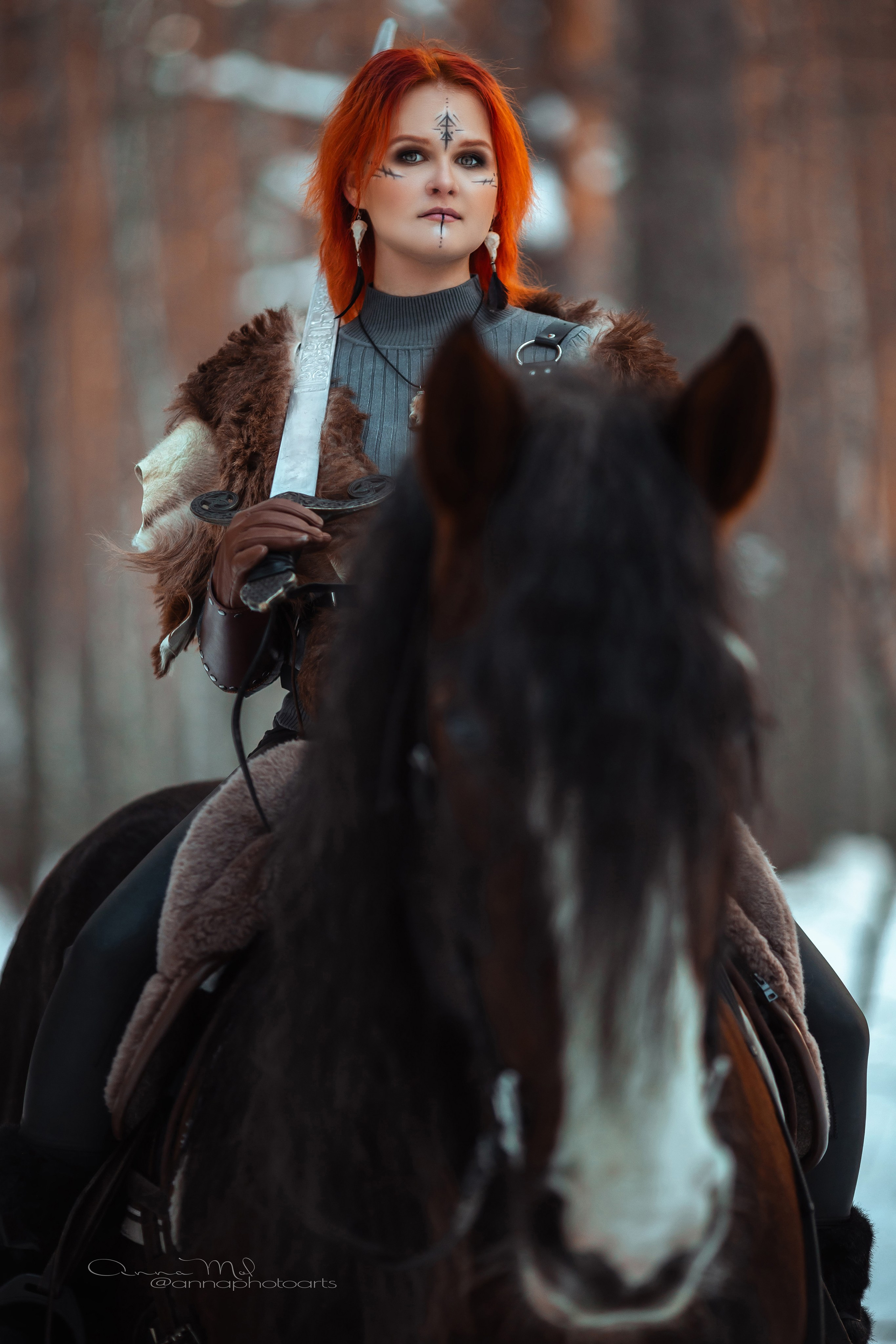 Настя, Малыш и Зевс. Анна Молчанова конный фотограф в Тюмени | фотосессии с лошадьми Тюмень