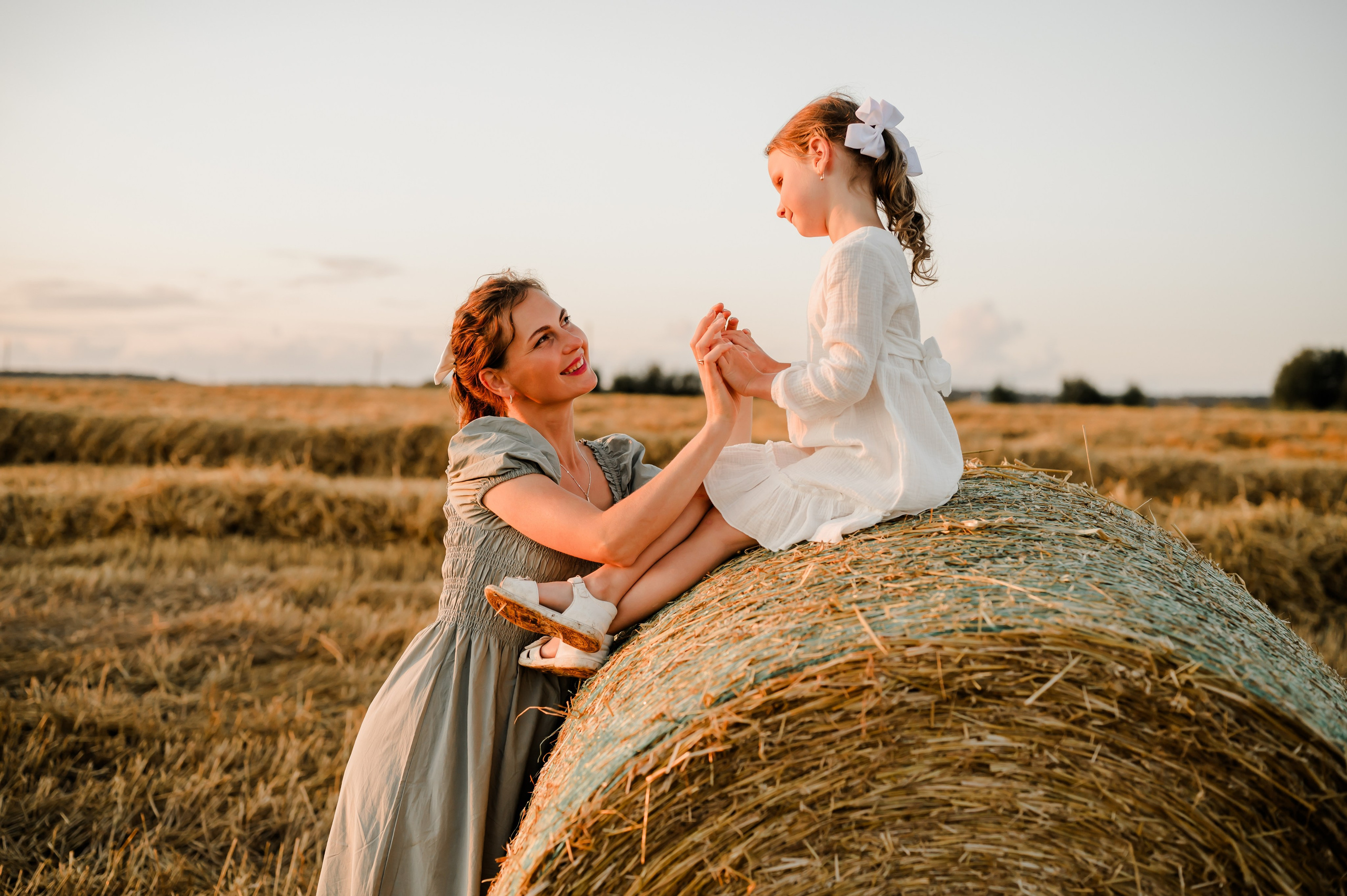 Кукуруза+сено, семейная фотосессия. Свадебный и семейный фотограф Евгения Кононова