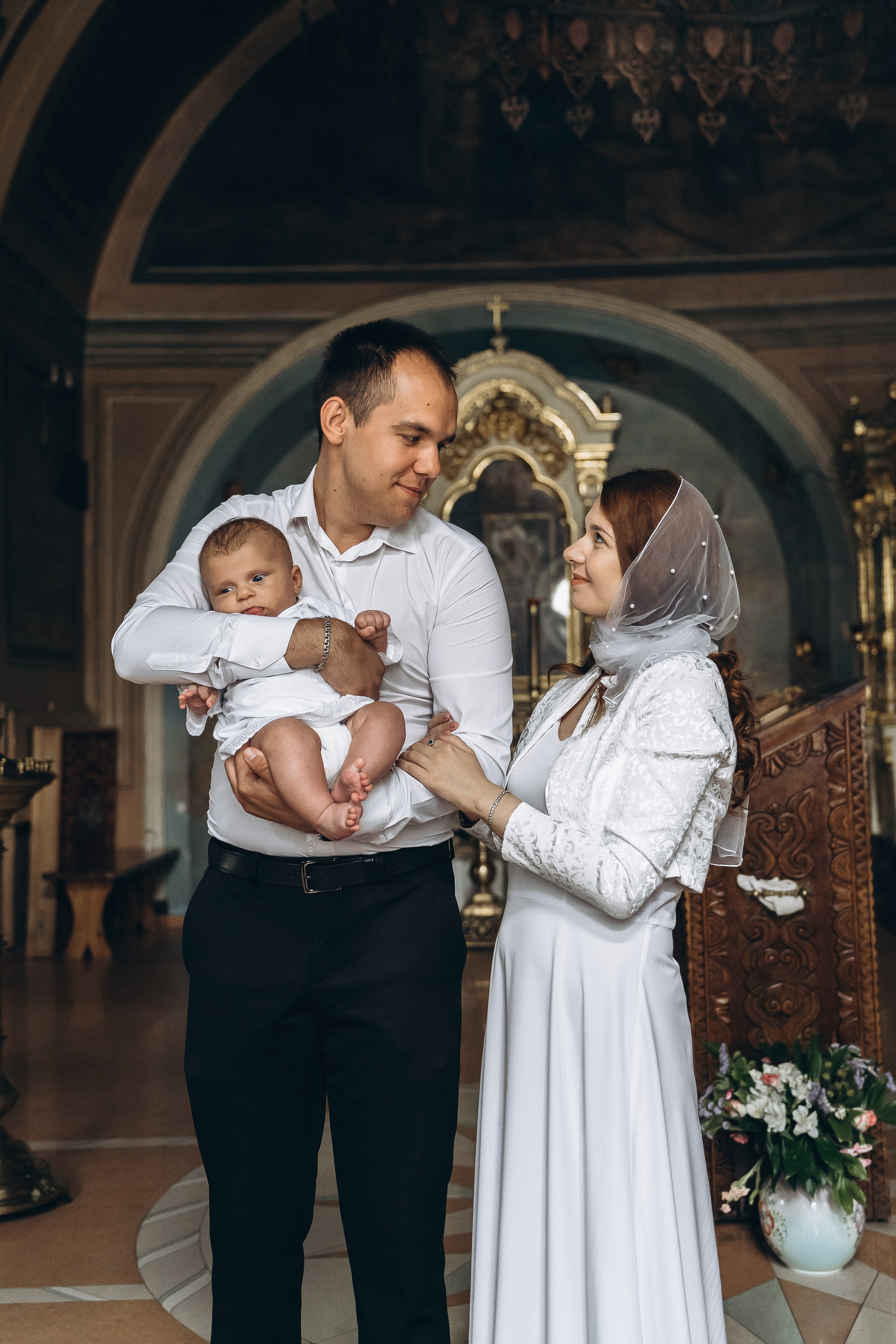 Таинство крещения Максима. Фотограф Ольга Рубцова в Москве и Московской области