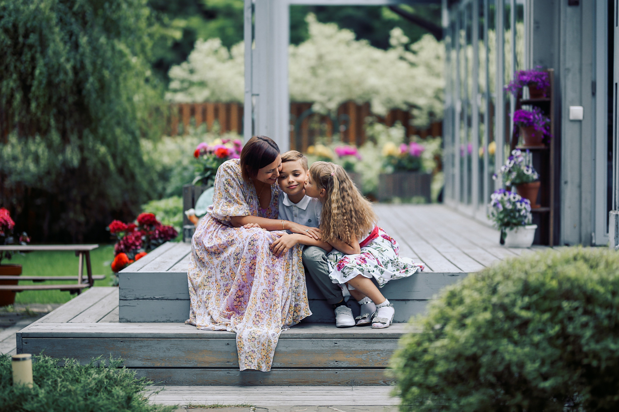 Юлия с семьей. Фотограф Анастасия Залевская